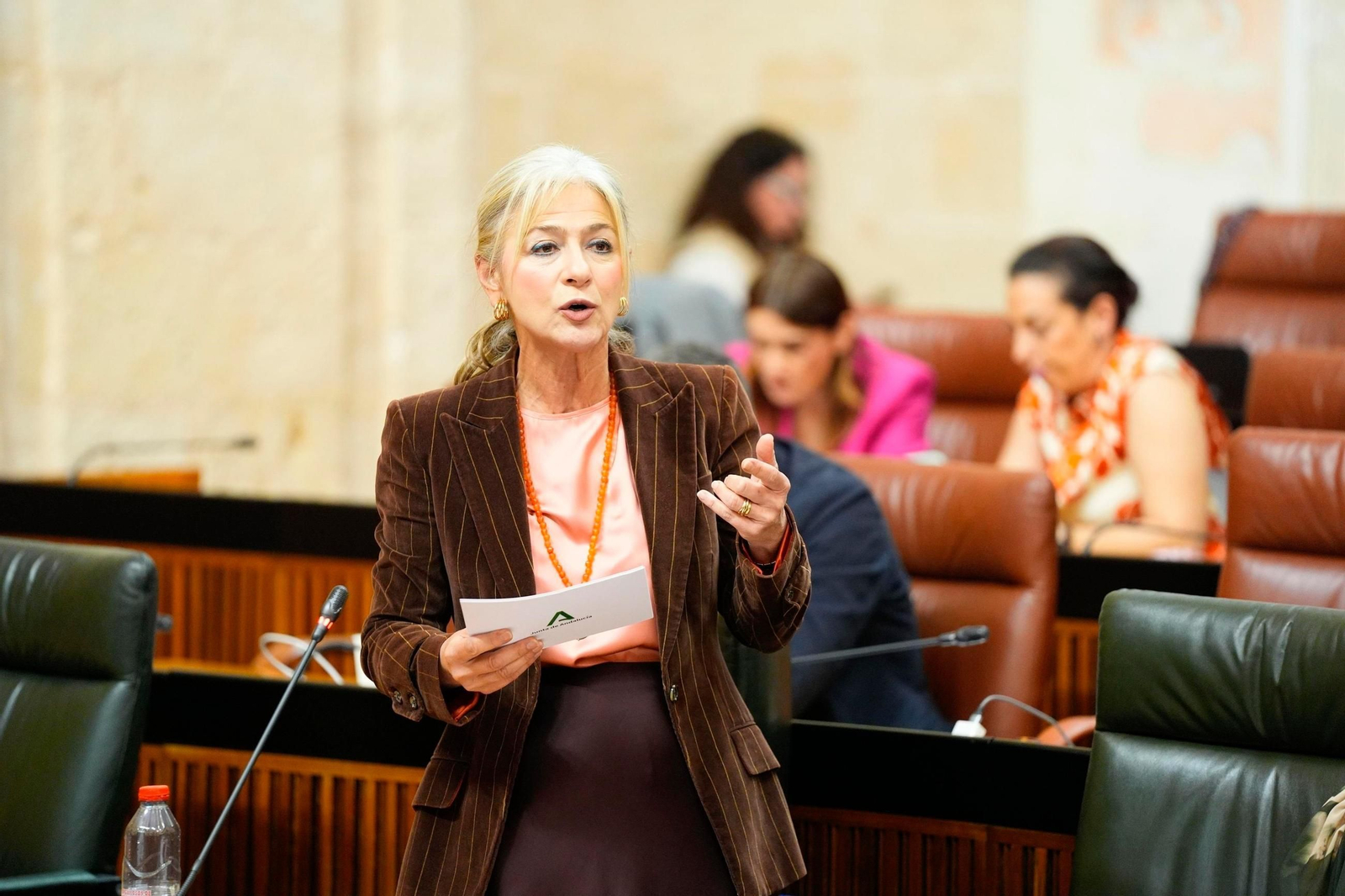 La consejera Patricia del Pozo La consejera Patricia del Pozo