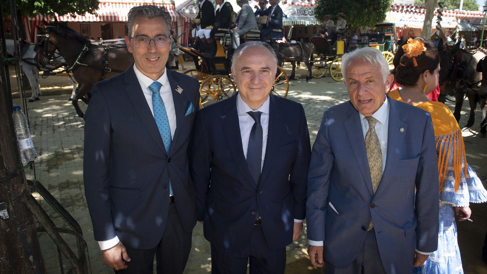 Joaquín Segovia, Juan Ignacio Zafra y Antonio Pascual.