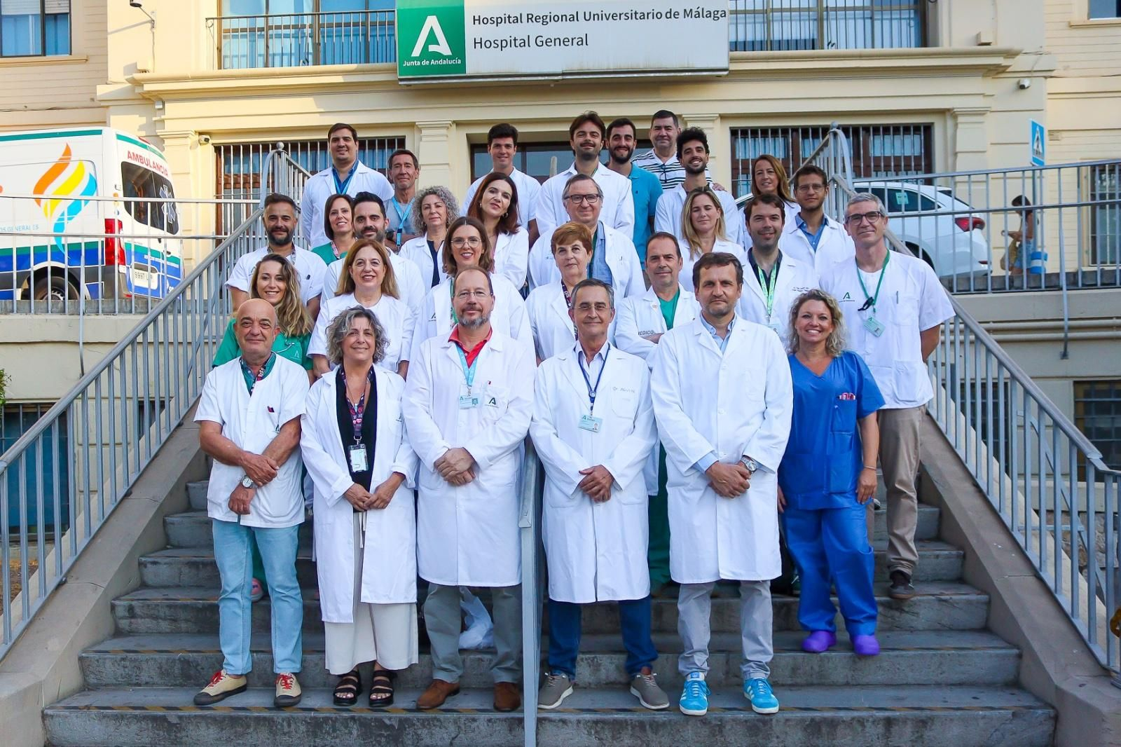 Equipo de la Unidad de Cirugía Ortopédica y Traumatología.