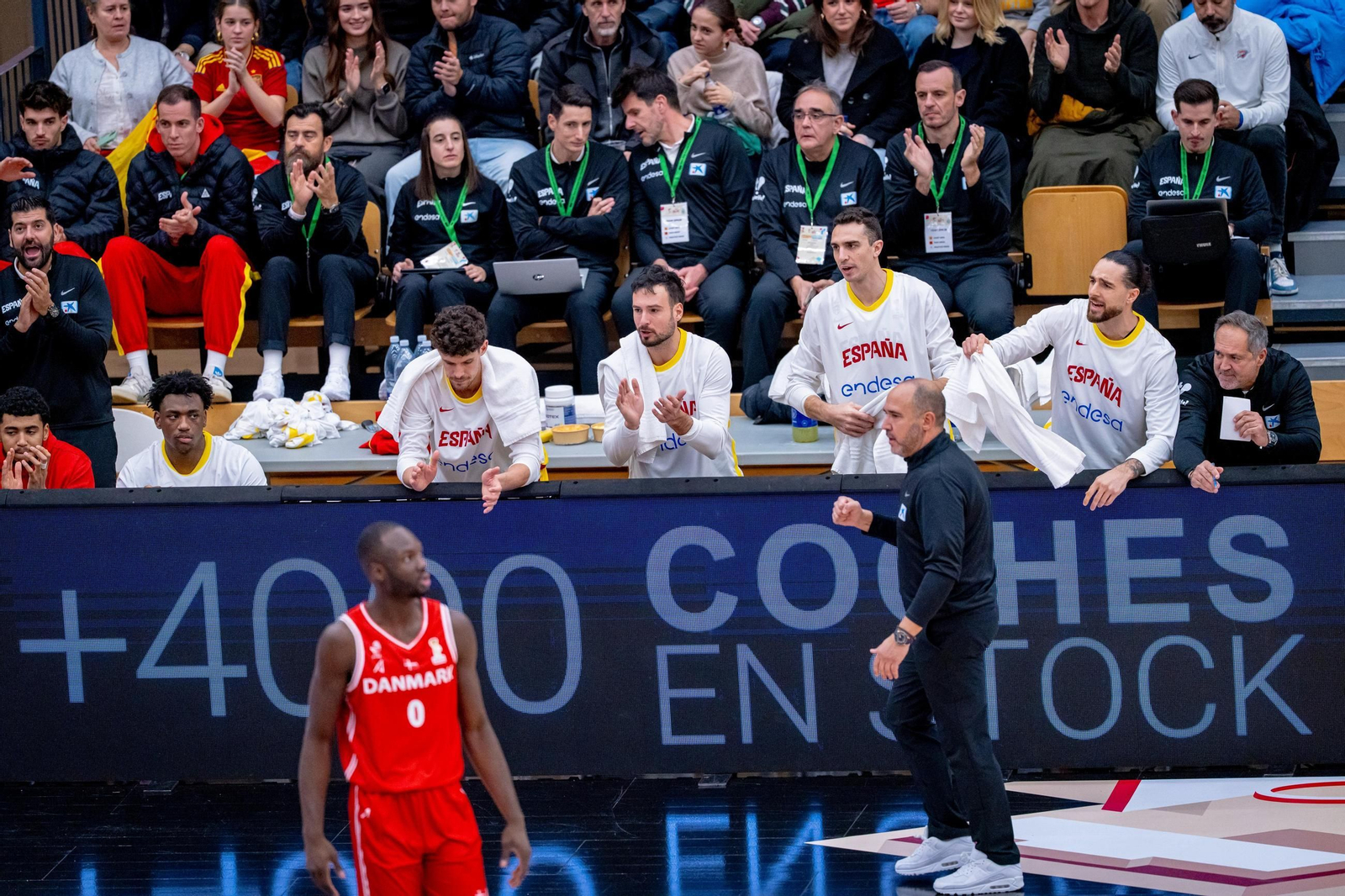 Las mejores fotos del Dinamarca-España de baloncesto