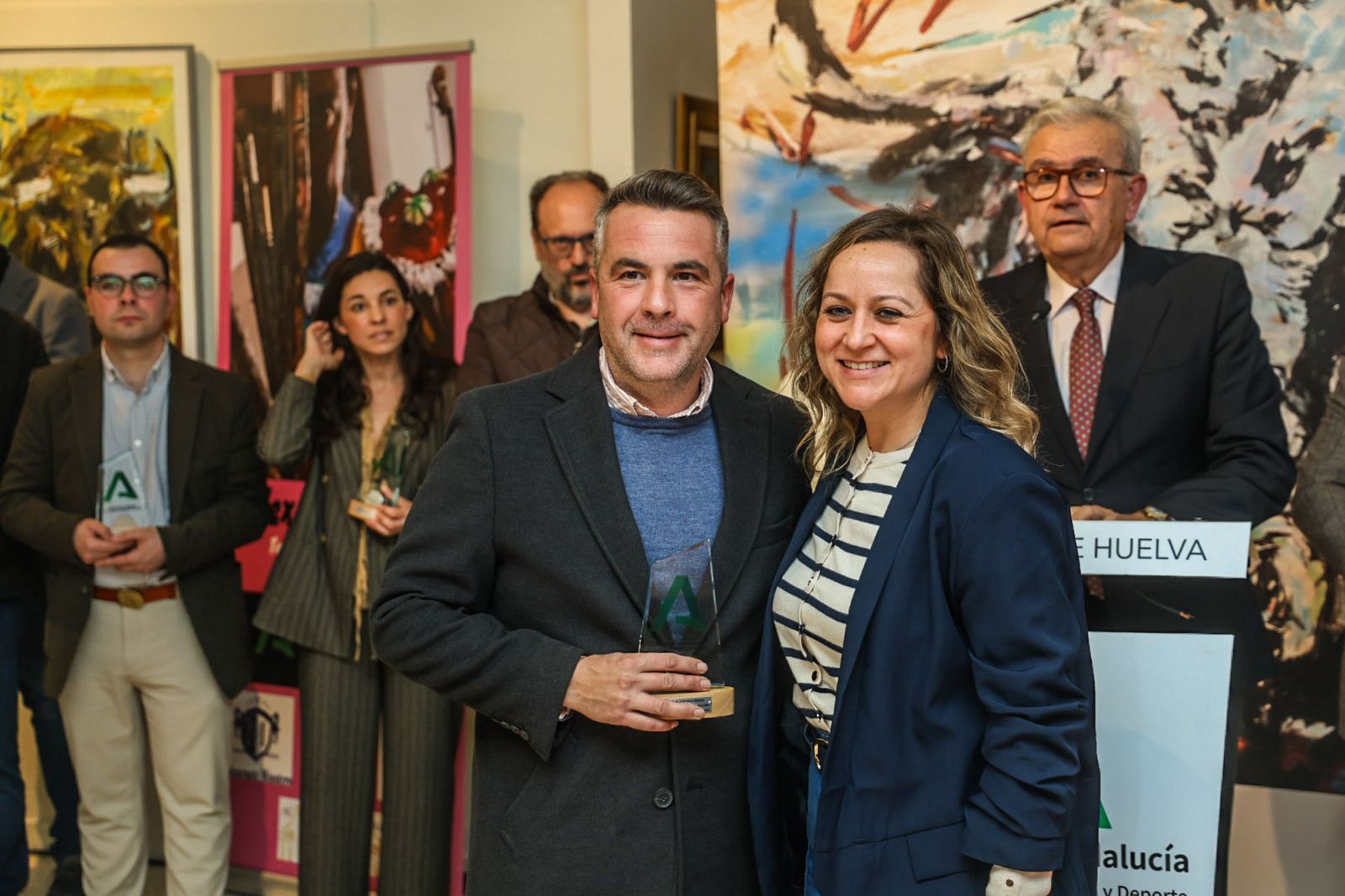 Fotografías de la exposición de ámbito taurino 'Miradas, trazos y estilo'. En el Museo de Huelva