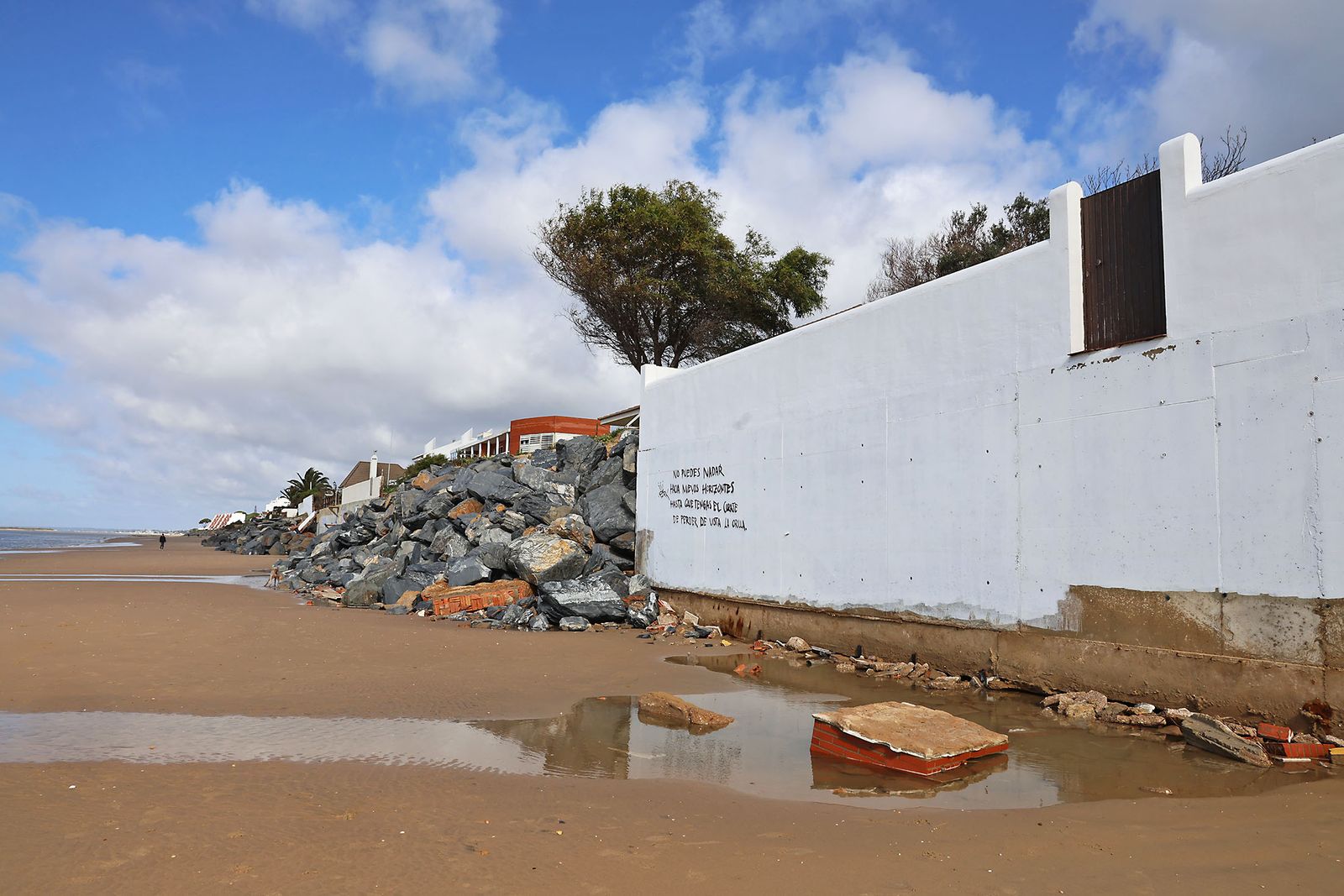 Las imágenes del Portil tras el paso de la borrasca Laurence