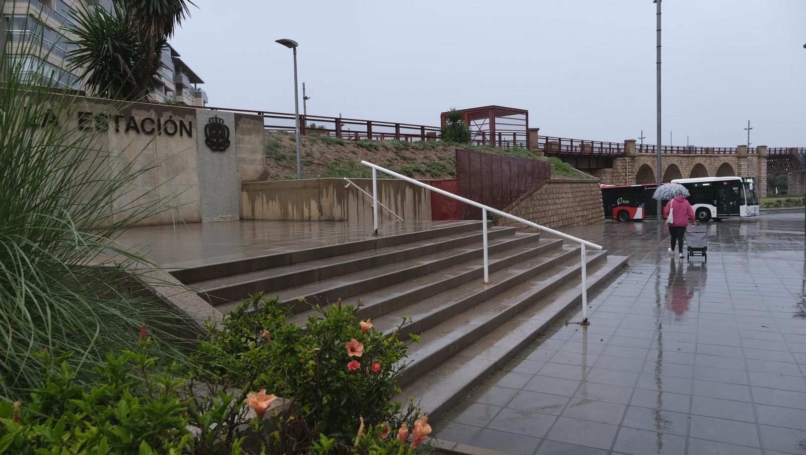 Los almerienses expresan su alegría por la lluvia