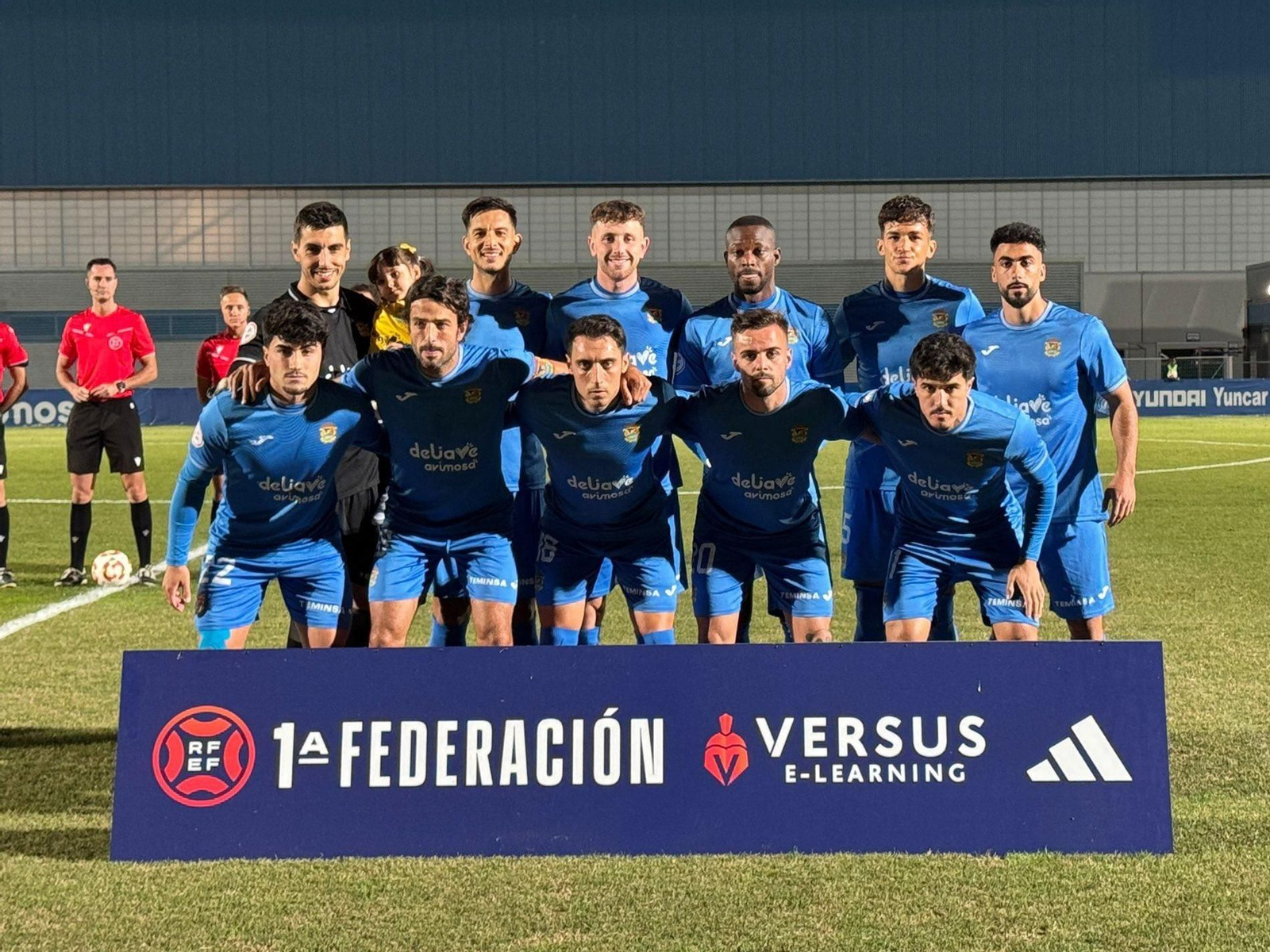 El último once inicial del Fuenlabrada. El último once inicial del Fuenlabrada.