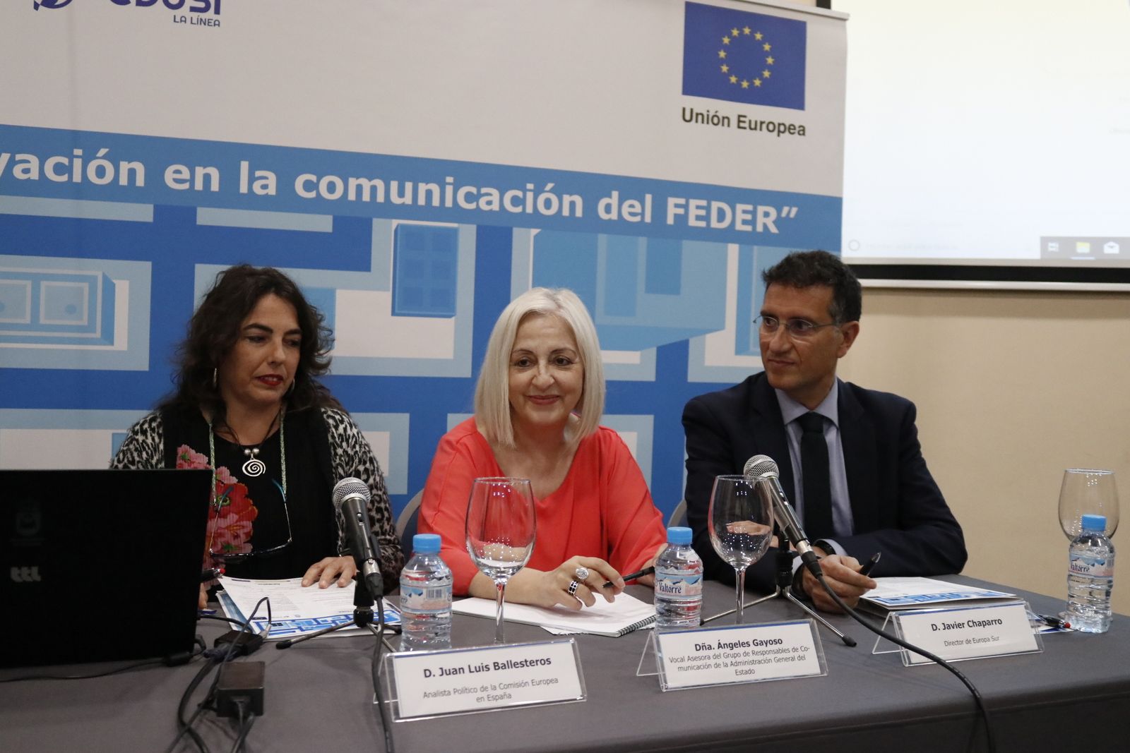 Imágenes de la jornada sobre Innovación en la Comunicación del FEDER en La Línea