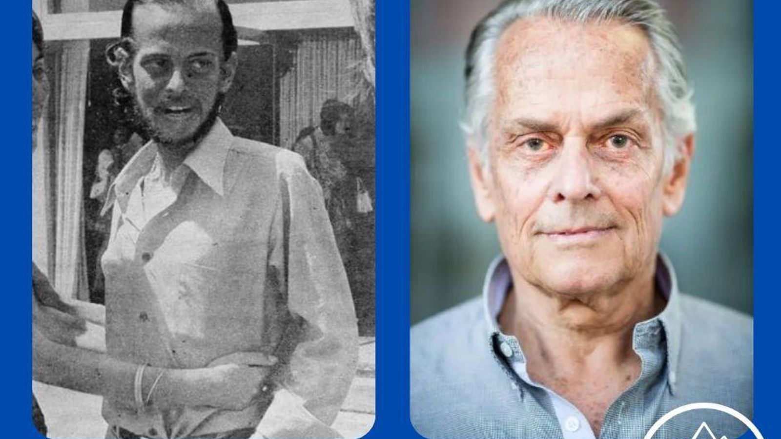 Eduardo Strauch en 1972 y hoy