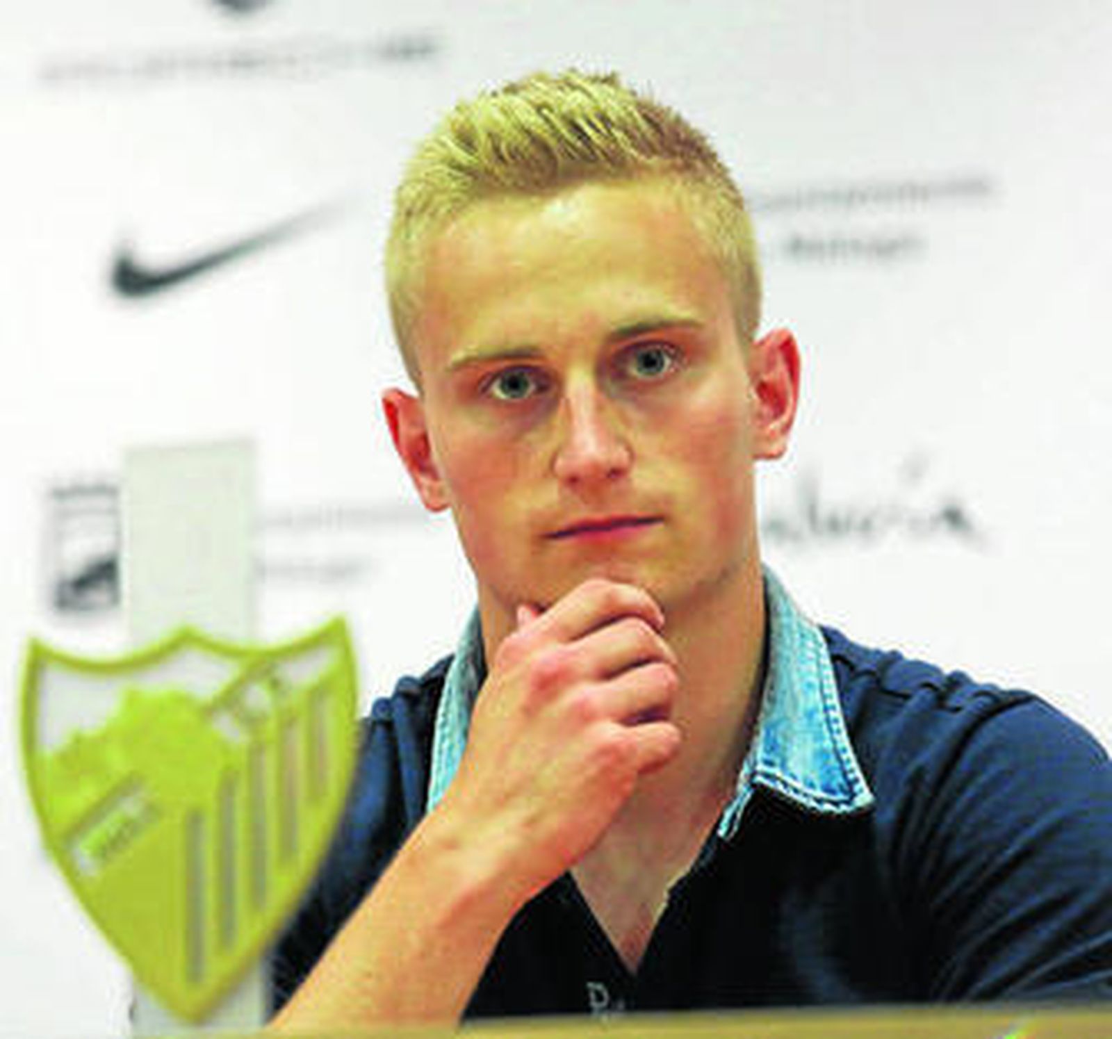 Pawlowski durante su presentación en Málaga.