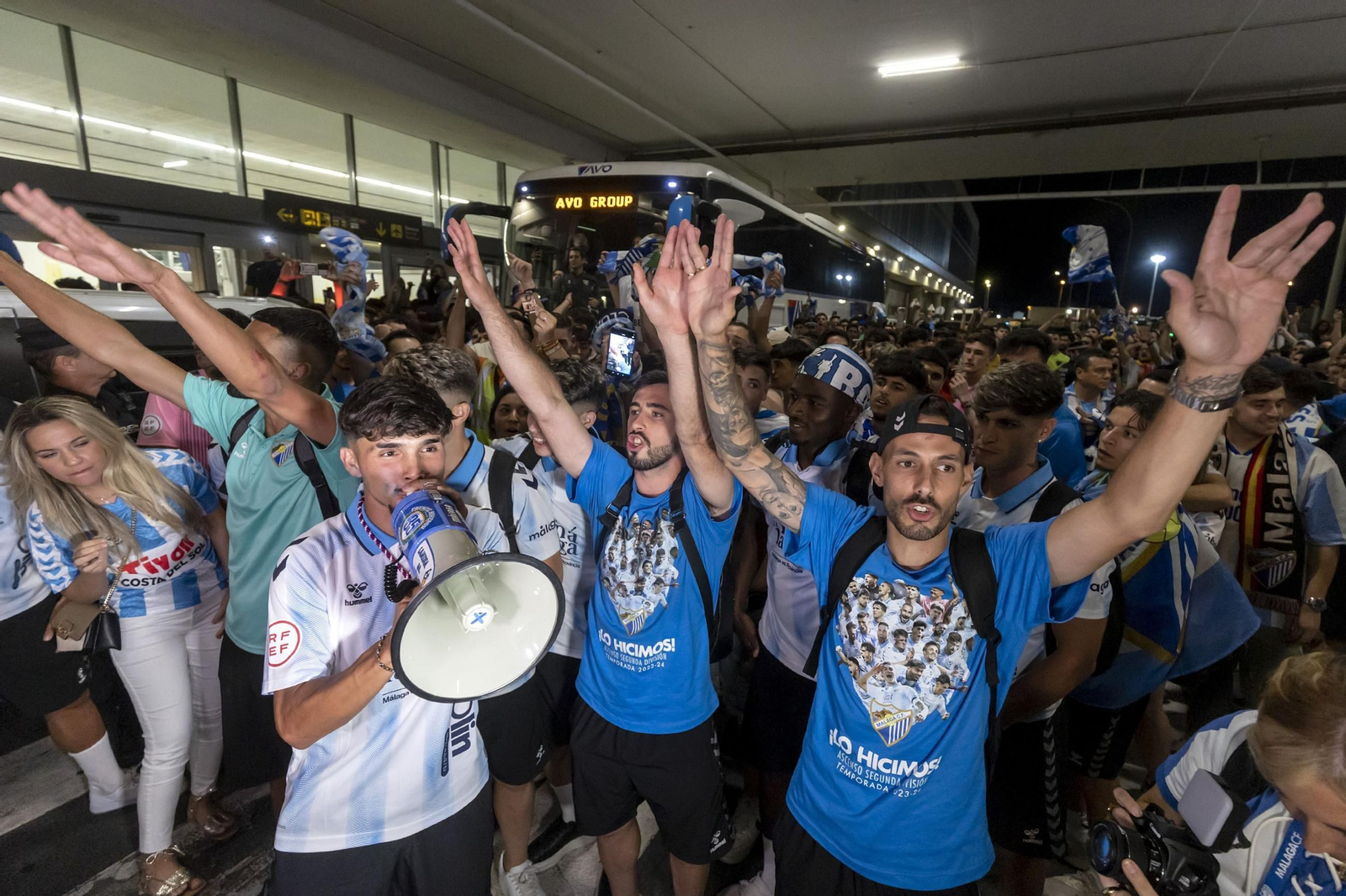 Así fue la locura del ascenso del Málaga CF en Tarragona