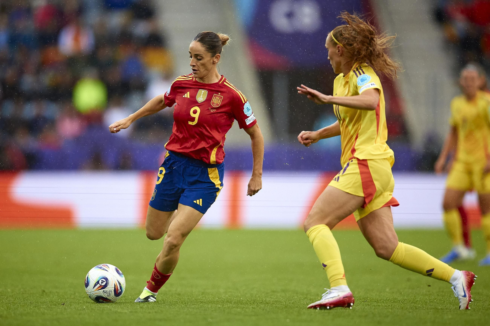 Las fotos de la goleada de España sobre Bélgica en la Eurocopa femenina