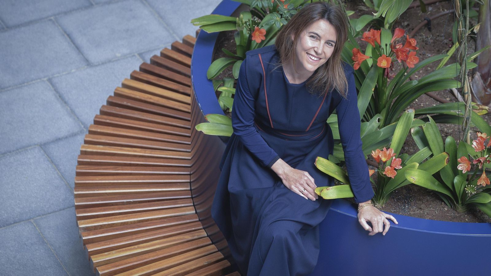 La profesora de Psicología y directora del servicio de Atención Psicológica de la Universidad Loyola Andalucía, Mencía Ruiz, en la sede de la universidad.