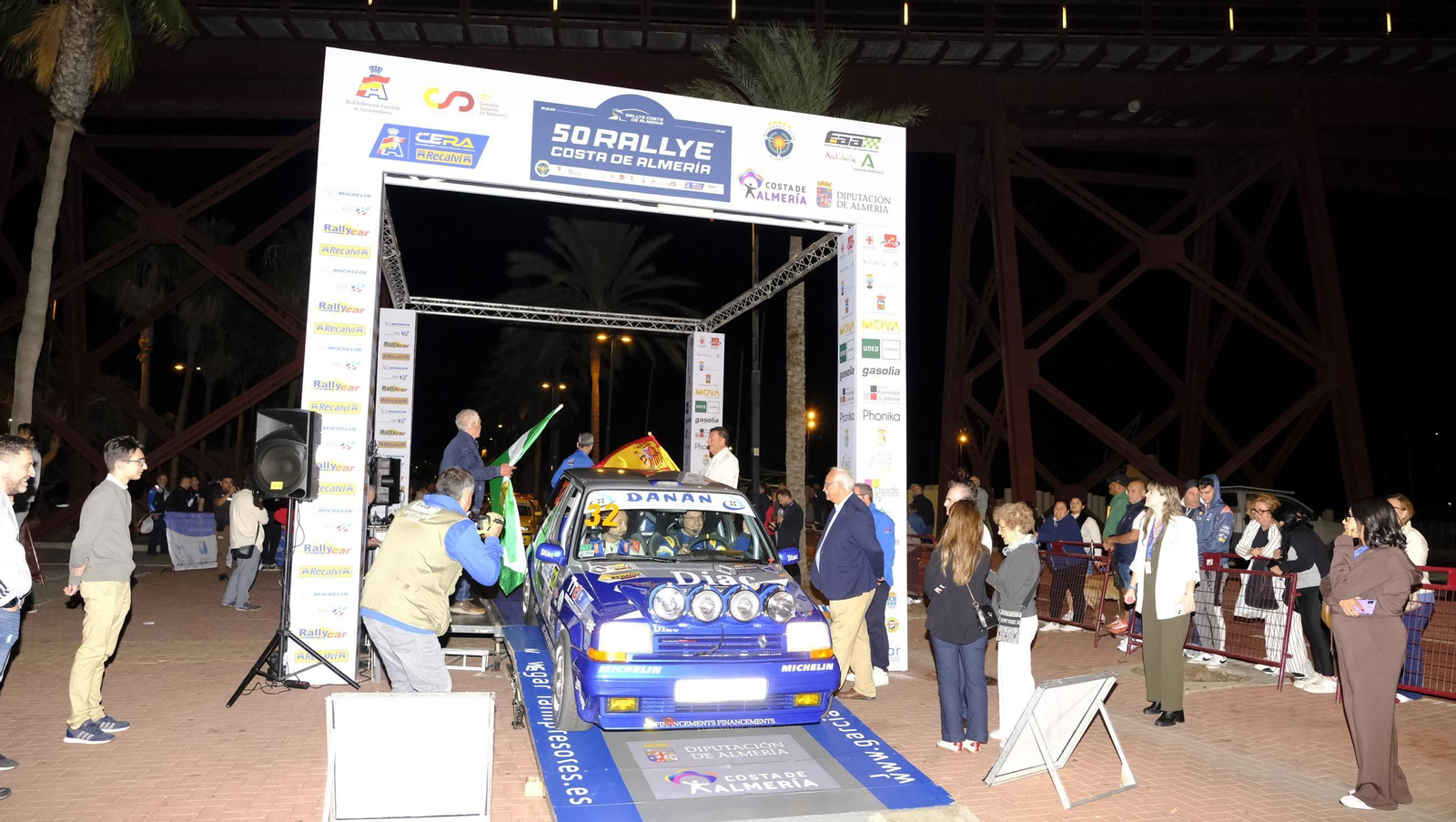 La salida de la 50 edición del Rallye Costa de Almería, en imágenes