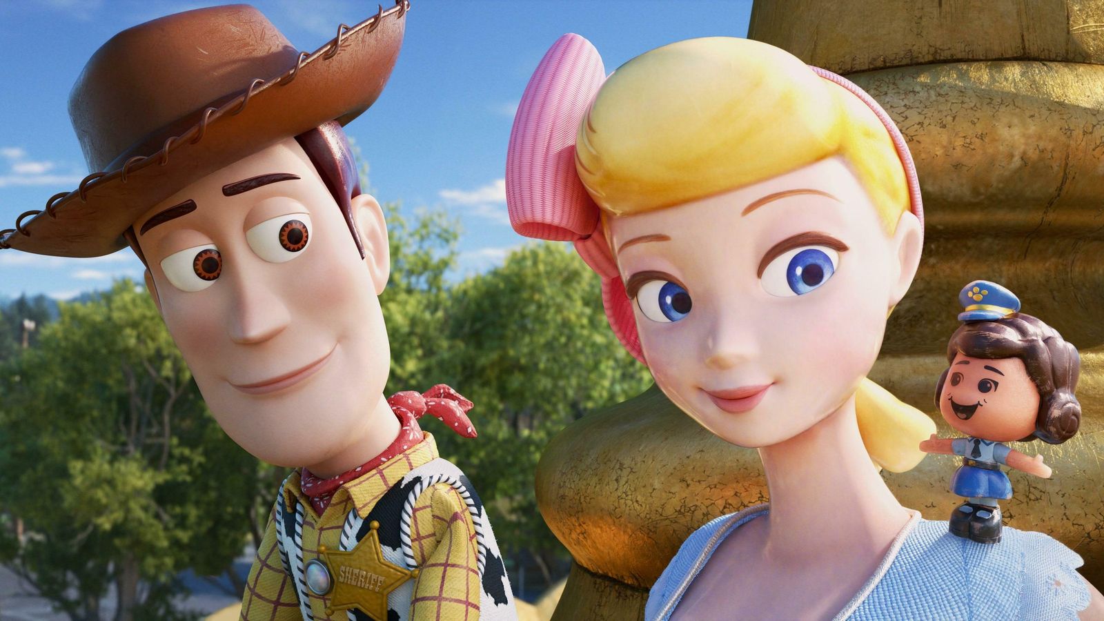Woody y Bo Peep en 'Toy Story 4'