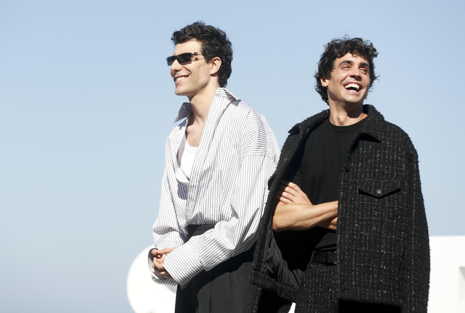 Los Javis durante la presentación de la serie 'La Mesías', en una imagen de archivo