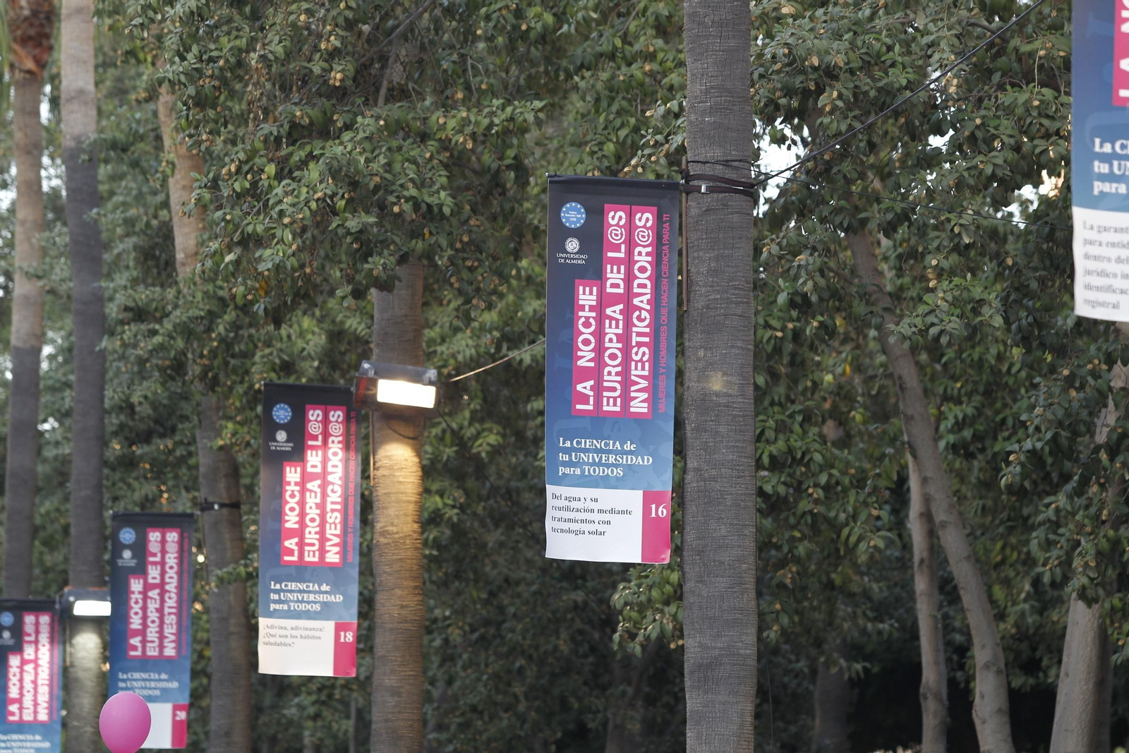Fotogalería Noche Europea de los Investigadores. Universidad de Almería-UAL