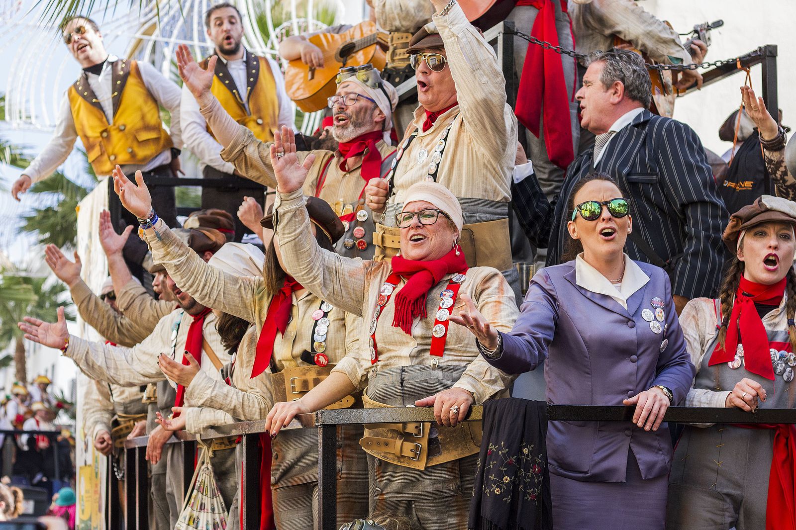 Las imágenes de la Batalla de Coplas y el carrusel de la Viña
