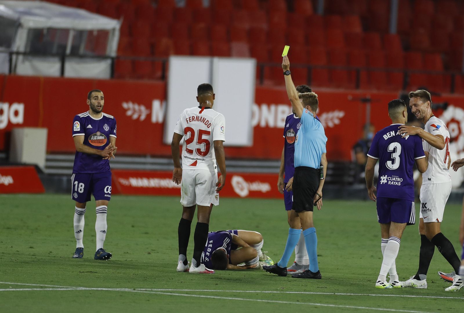 Las imágenes del Sevilla-Valladolid