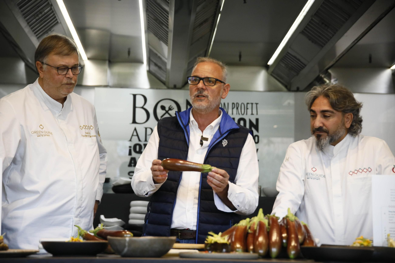 Las imágenes de una nueva variedad de berenjena en Almería