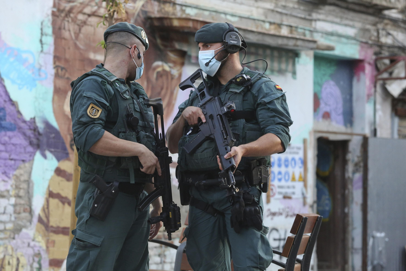 Las fotos de la operación de la Guardia Civil contra el terrorismo internacional en Málaga