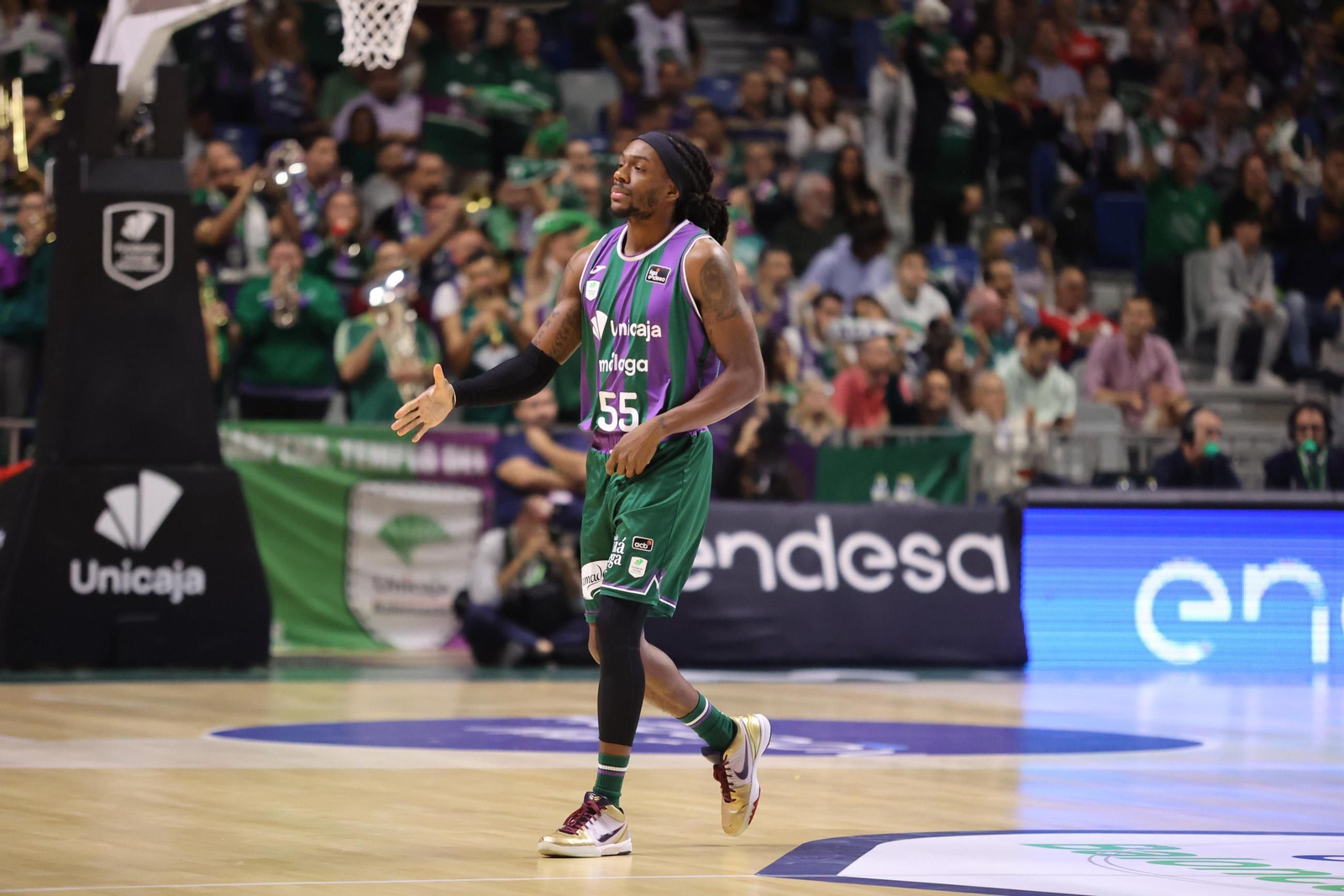 El Unicaja-La Laguna Tenerife, en fotos