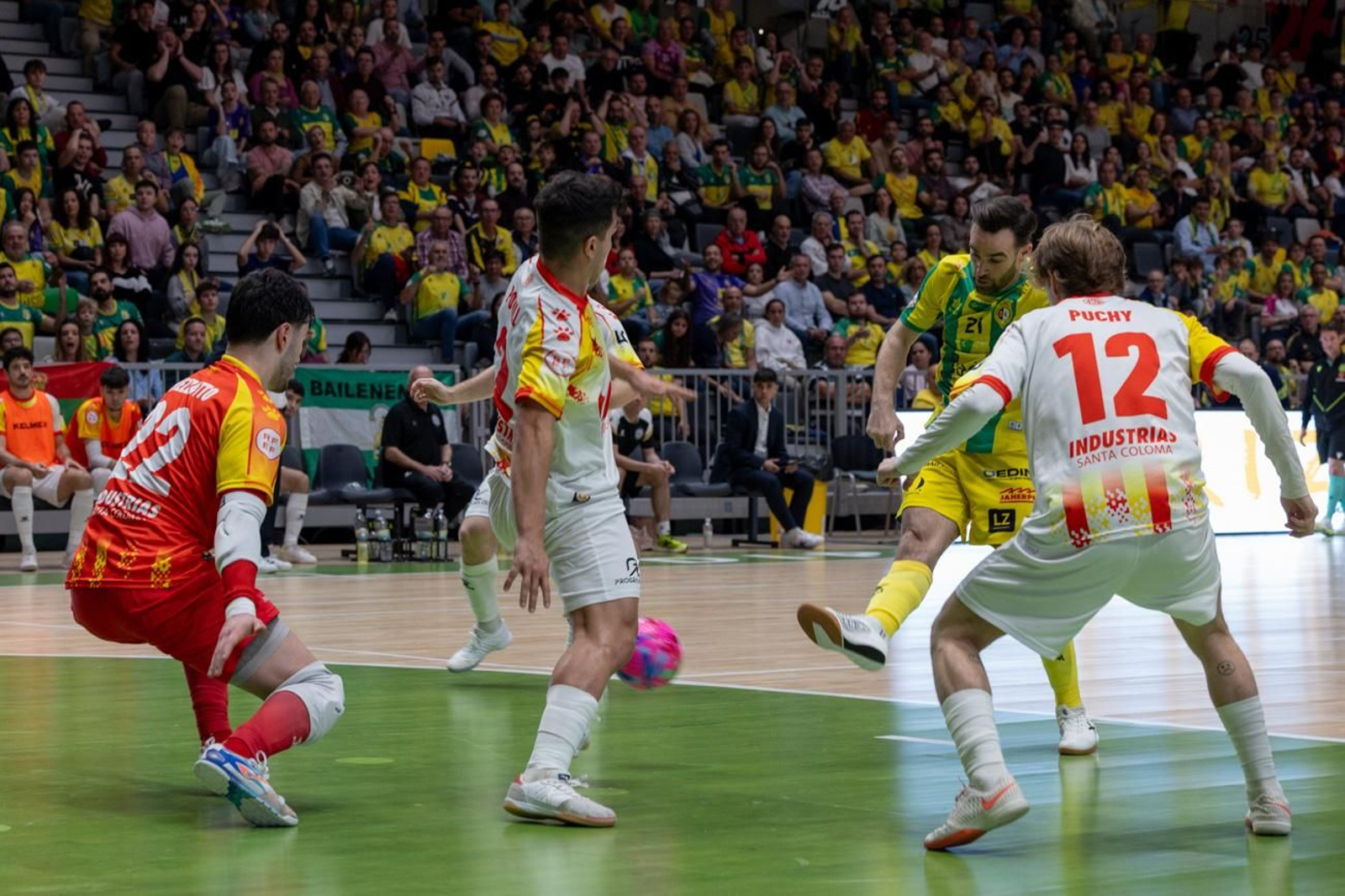 Las mejores fotos de la goleada del Jaén Paraíso Interior FS ante Industrias Santa Coloma