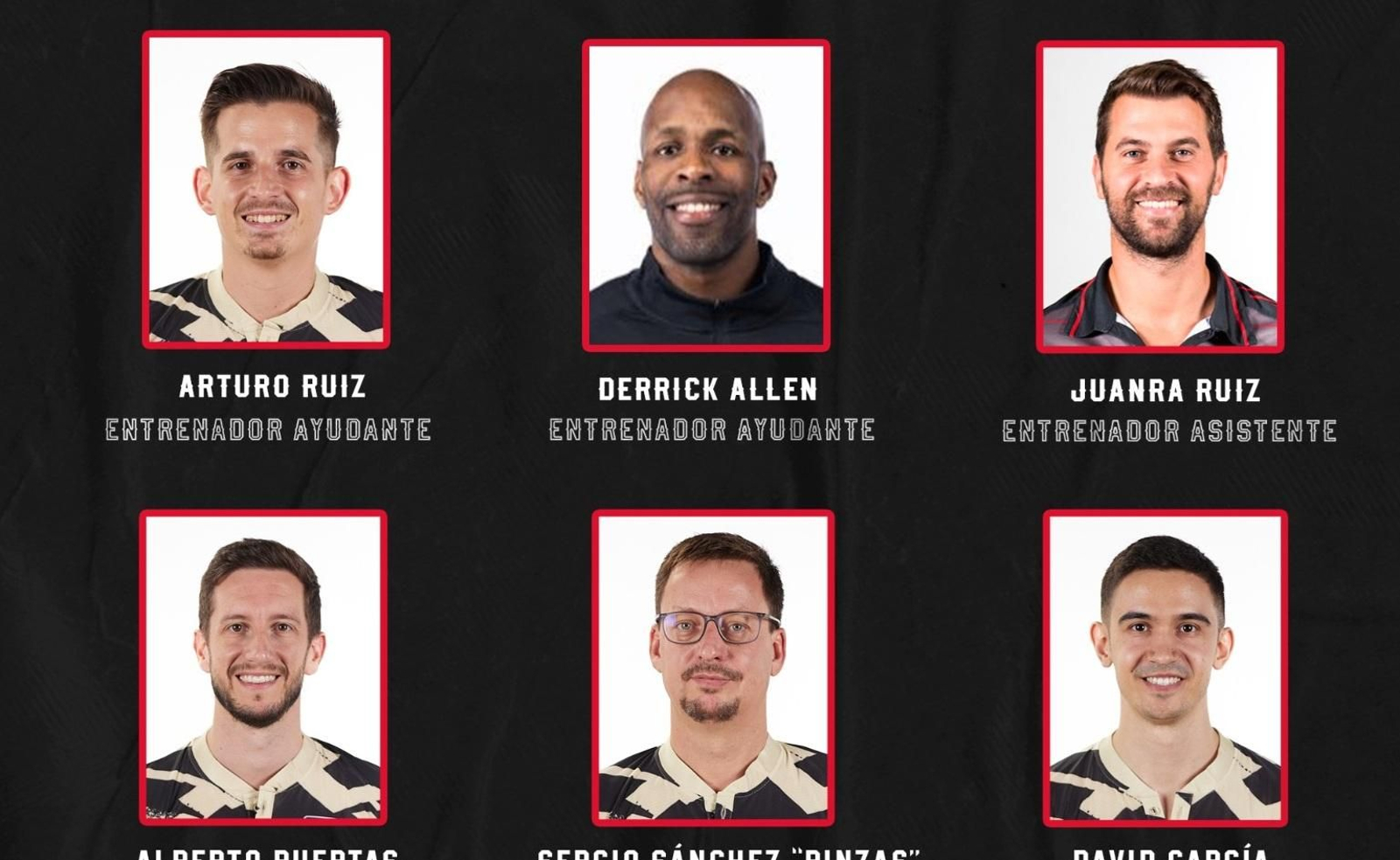 Estos son los integrantes del cuerpo técnico del Covirán Granada.