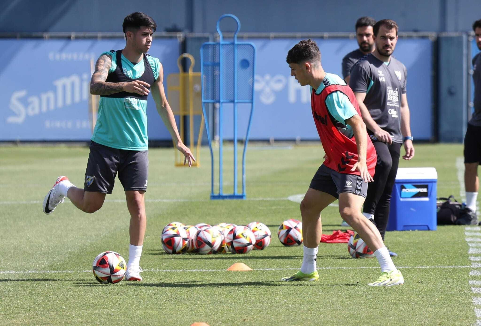 El Málaga CF no baja el ritmo antes de jugar ante el Real Madrid Castilla