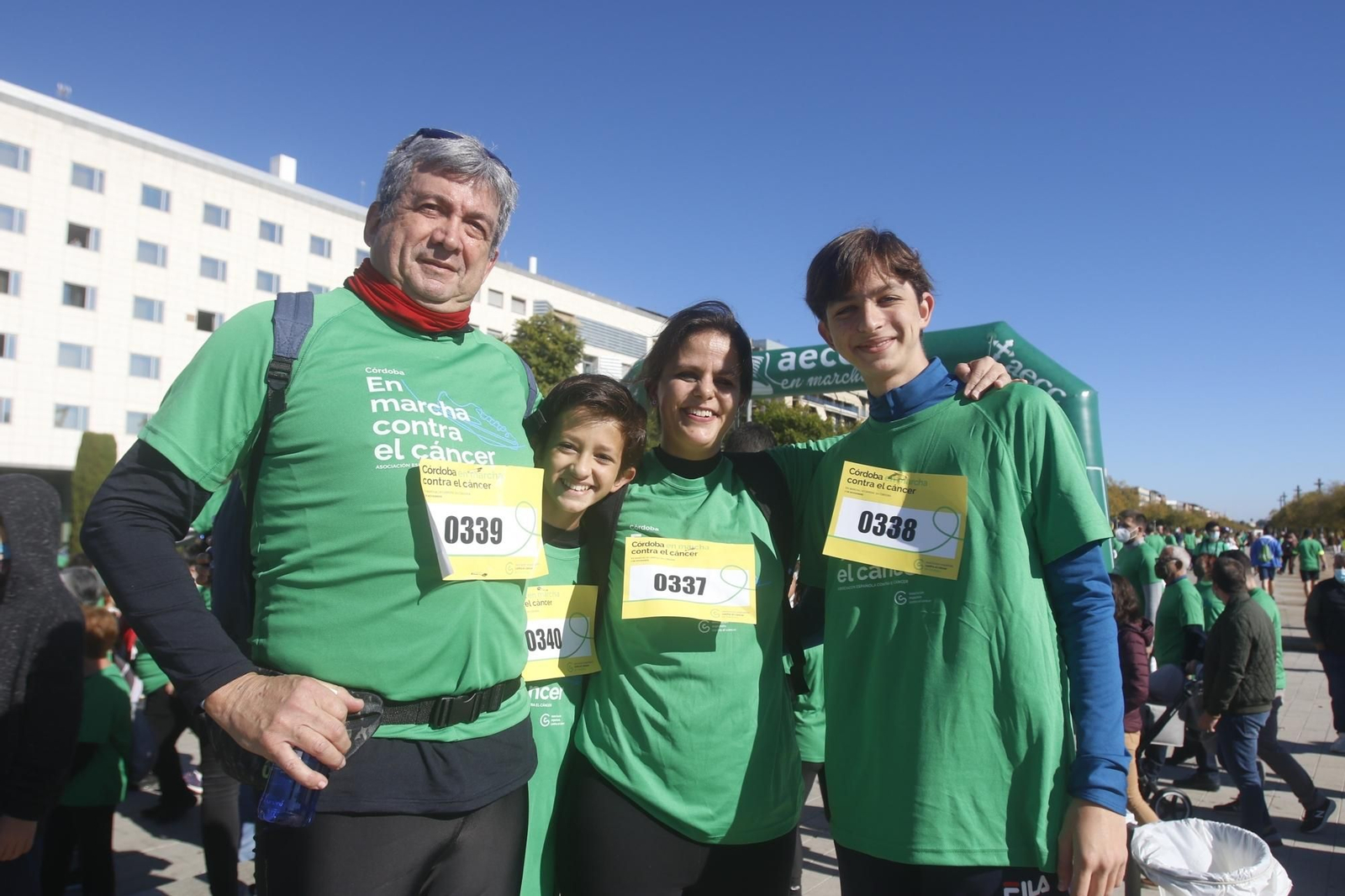 La marcha por la vida de la AECC en Córdoba, en fotografías
