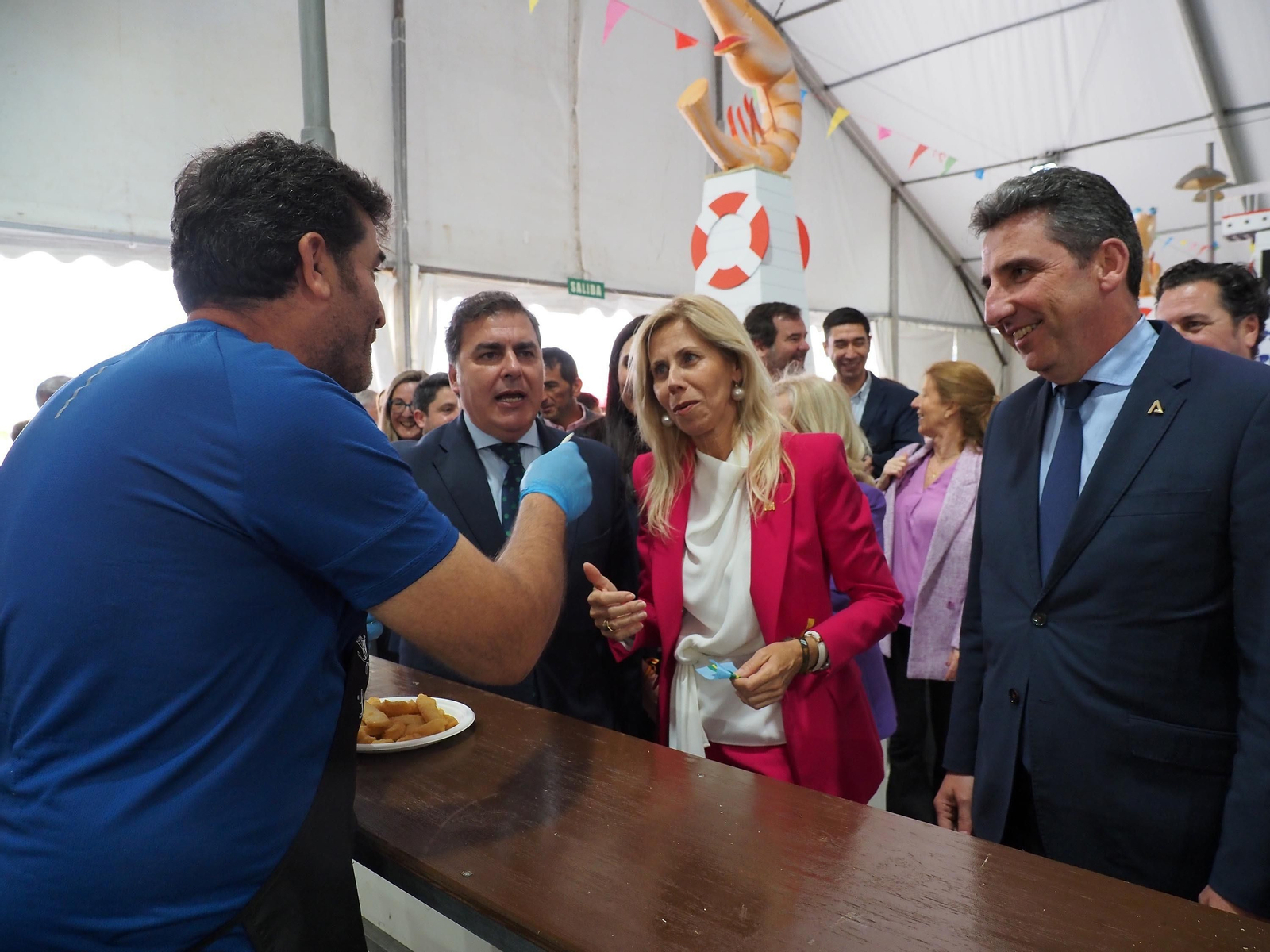 Las mejores fotografías del primer día de la Feria de la Gamba de Punta Umbría