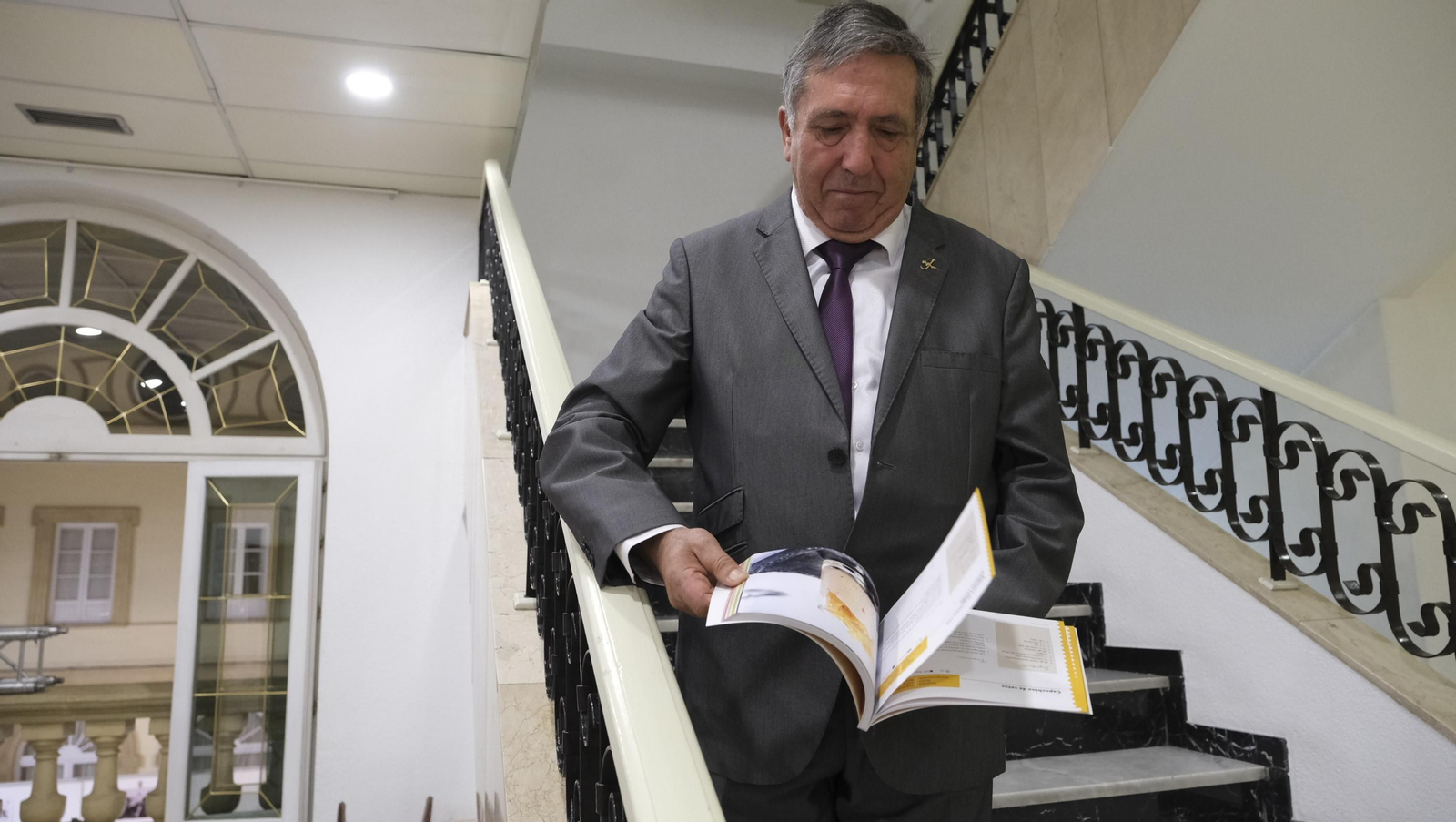 Imágenes de la presentación del libro del cocinero Juan Moreno, en la Diputación de Almería