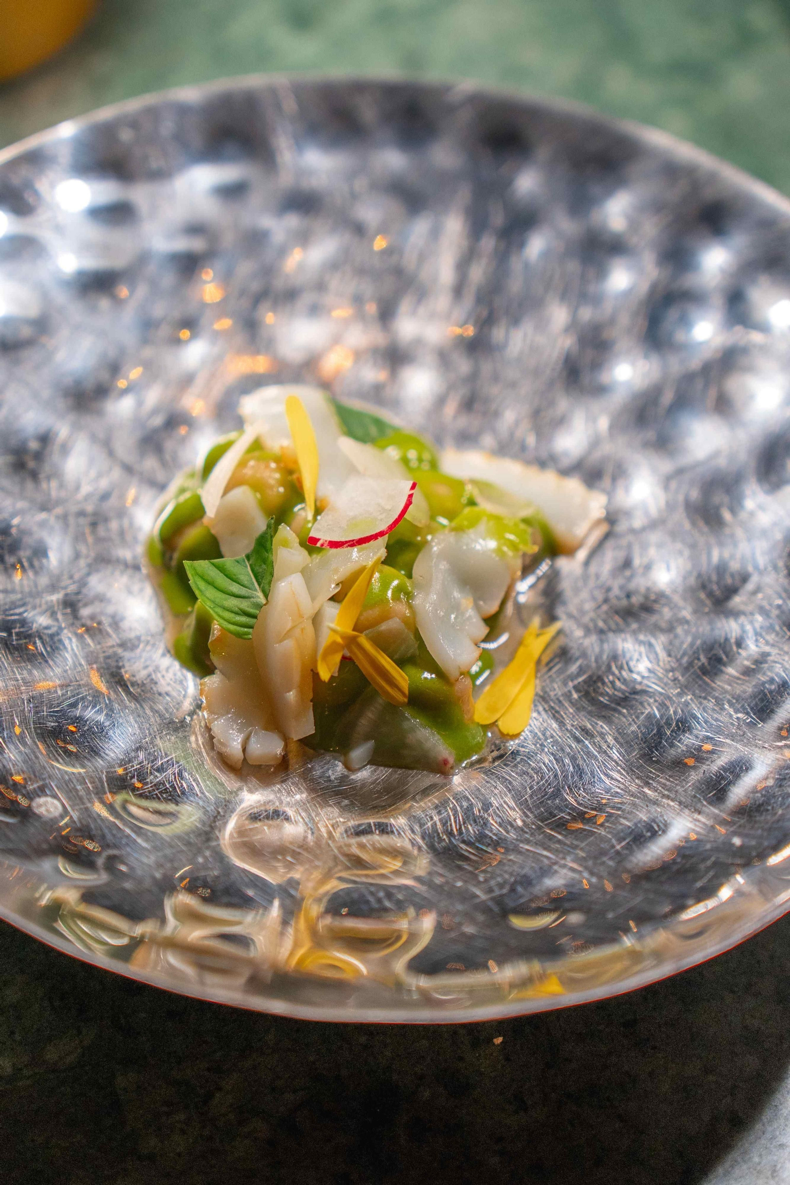 Ensalada de garbanzos con choco de Pedro Aguilera