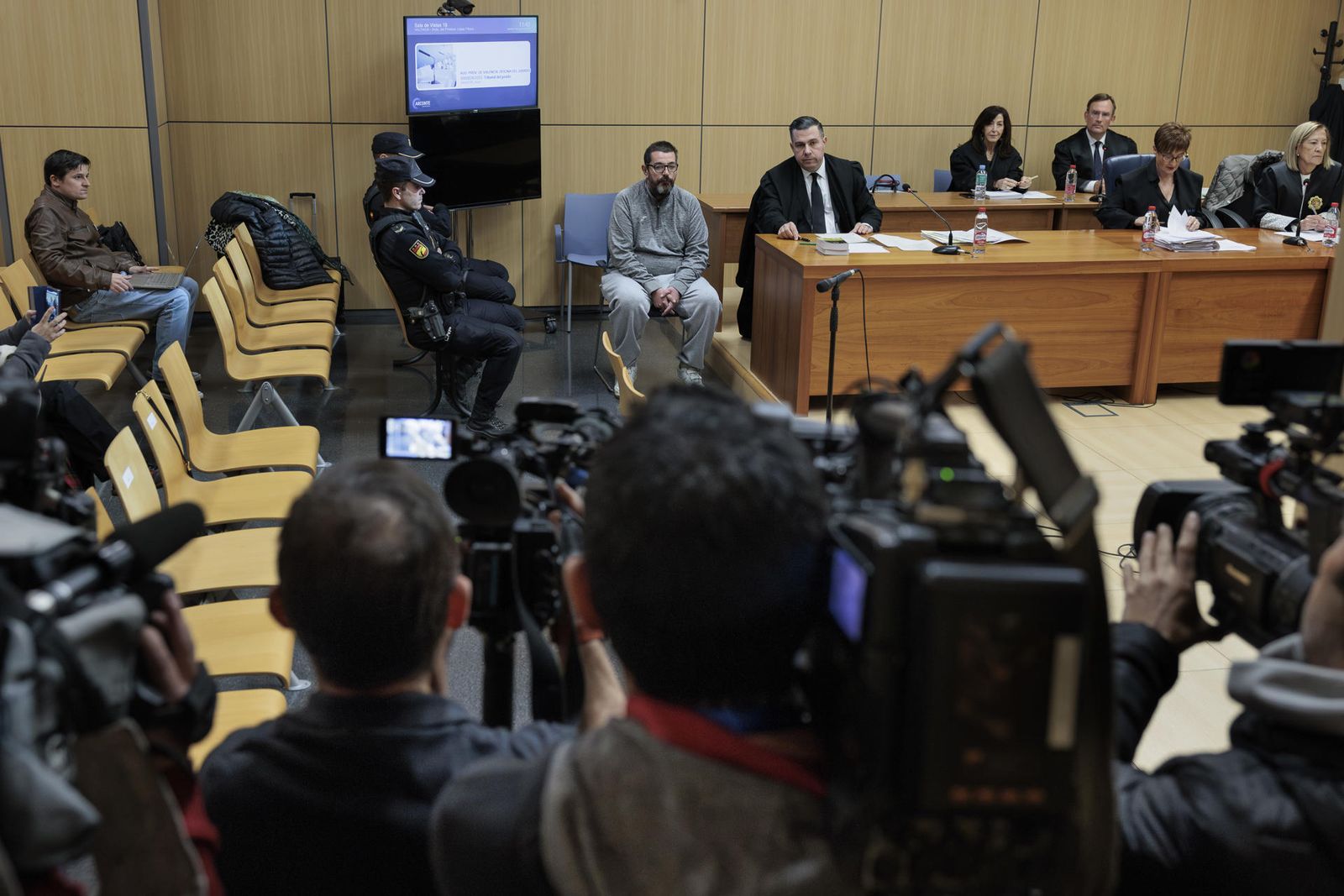 Imagen del acusado durante el juicio