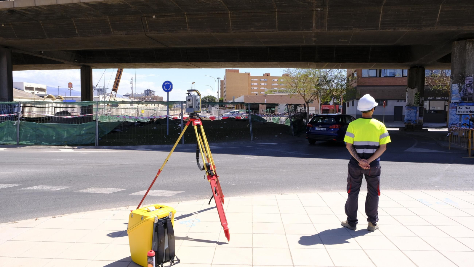 Las obras del soterramiento en Almería, en imágenes