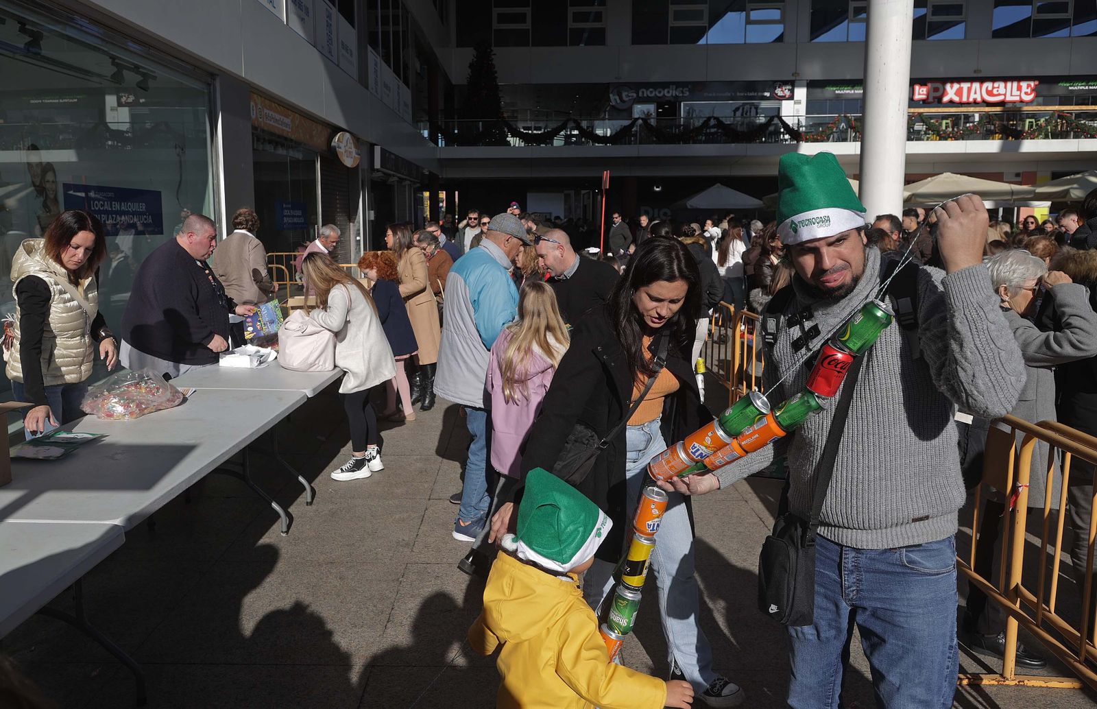 Fotos del arrastre de latas en Algeciras
