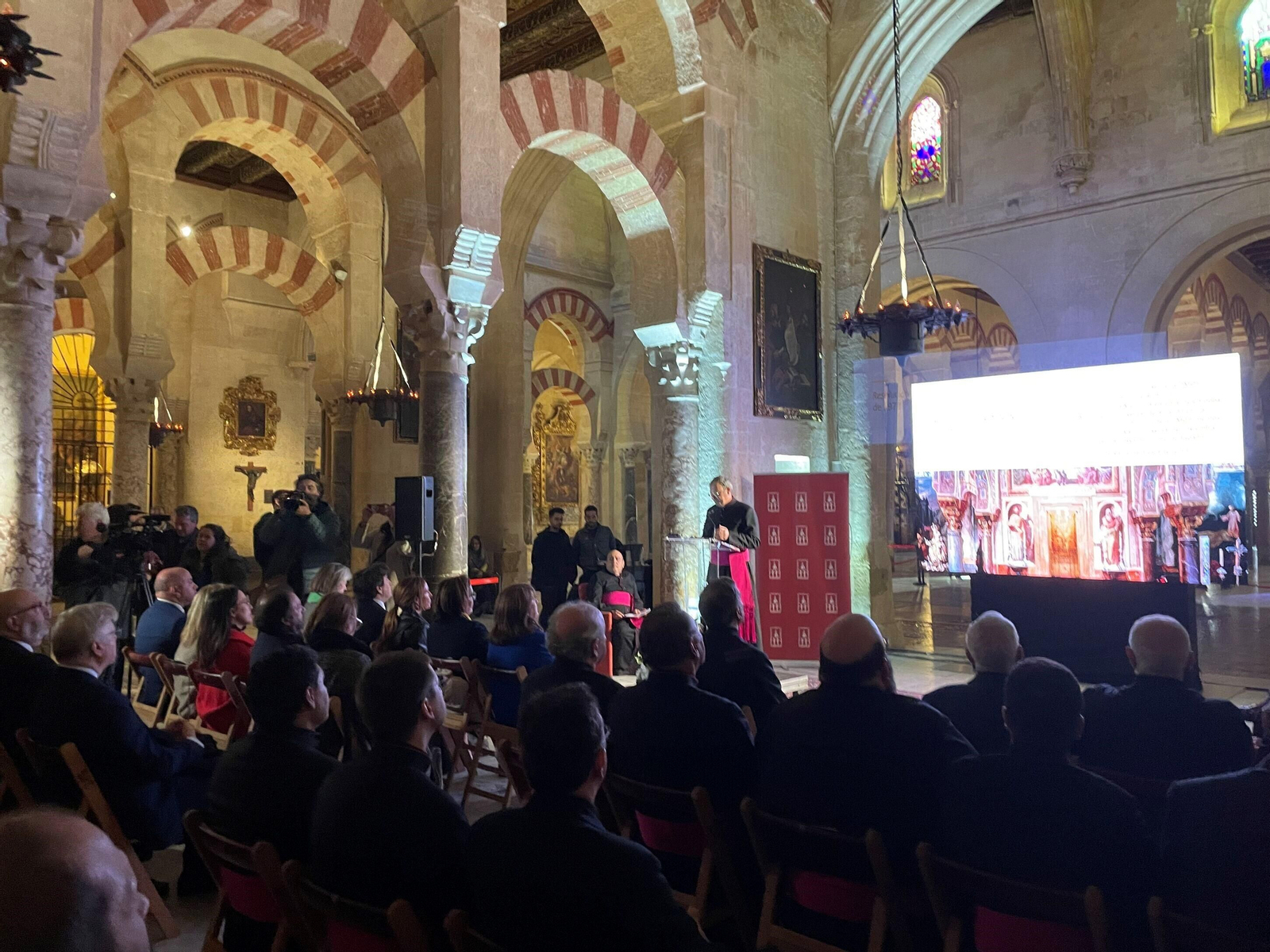 Las fotografías del inicio de las obras de restauración de la Maqsura de la Mezquita-Catedral de Córdoba