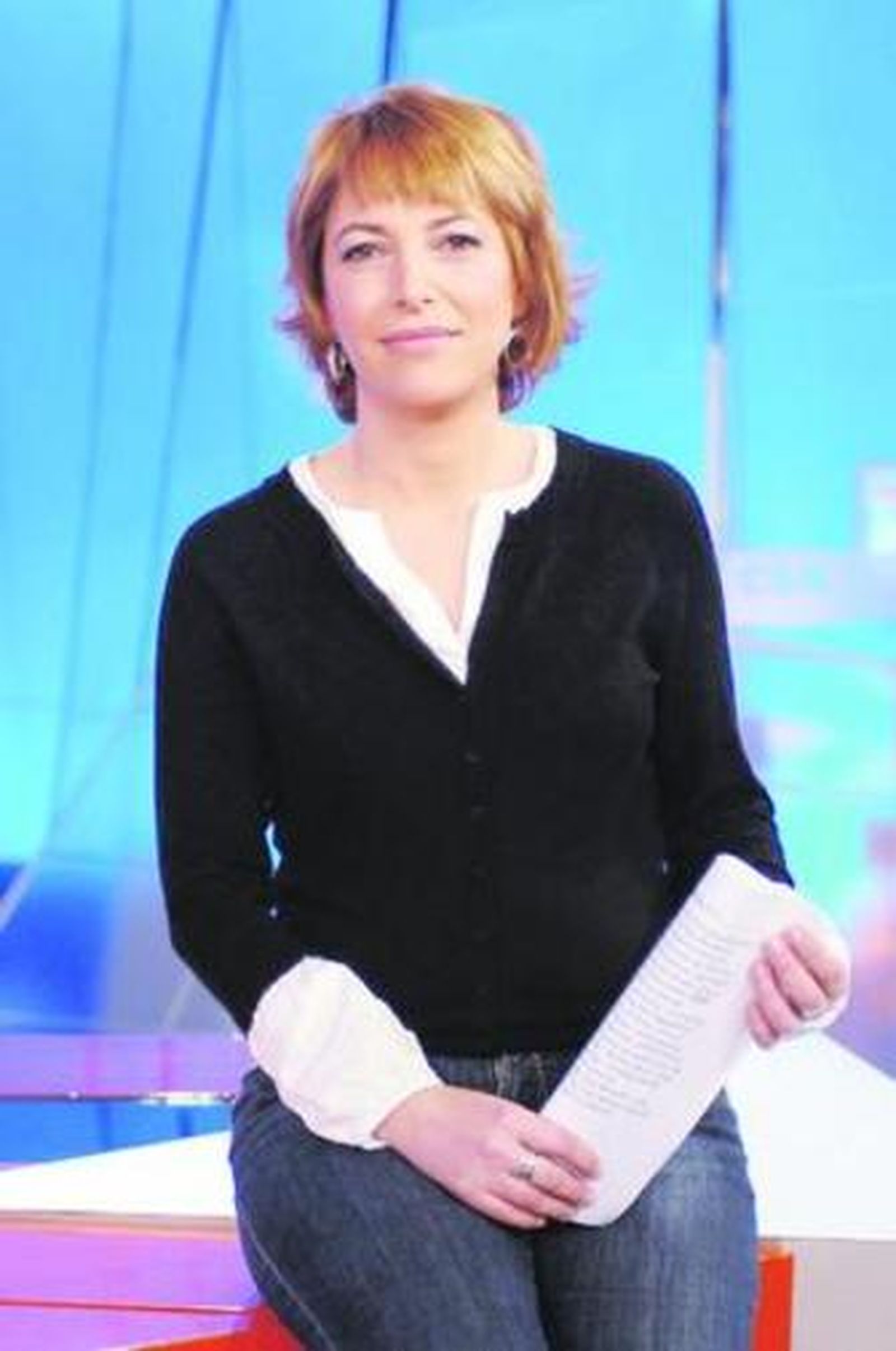 Mabel Mata, en los estudios de Canal Sur.