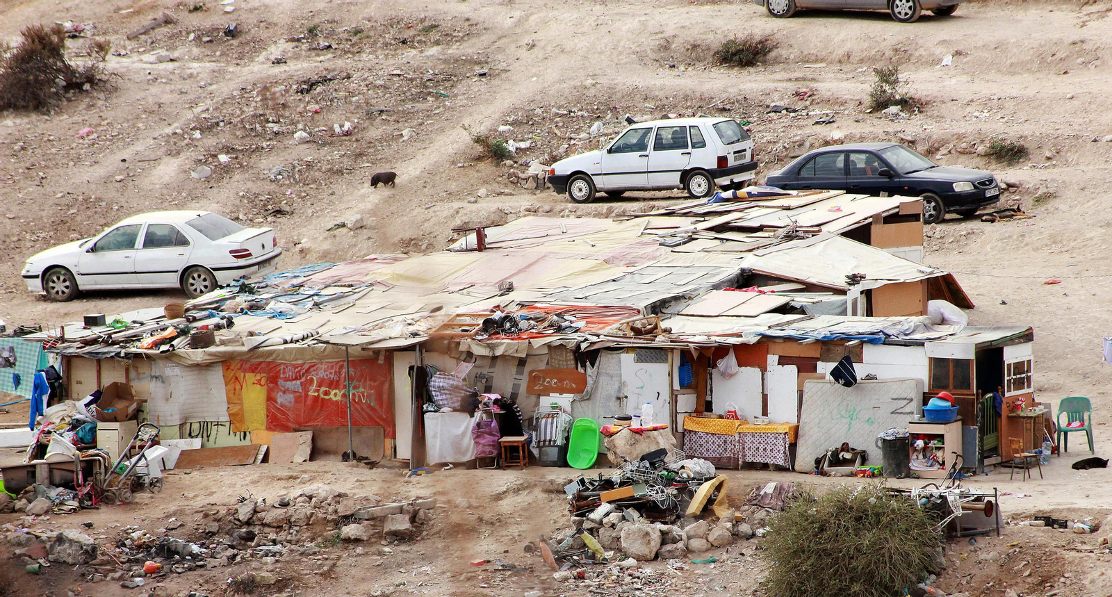 Una veintena de inmigrantes por cada 10 hectáreas de  invernadero