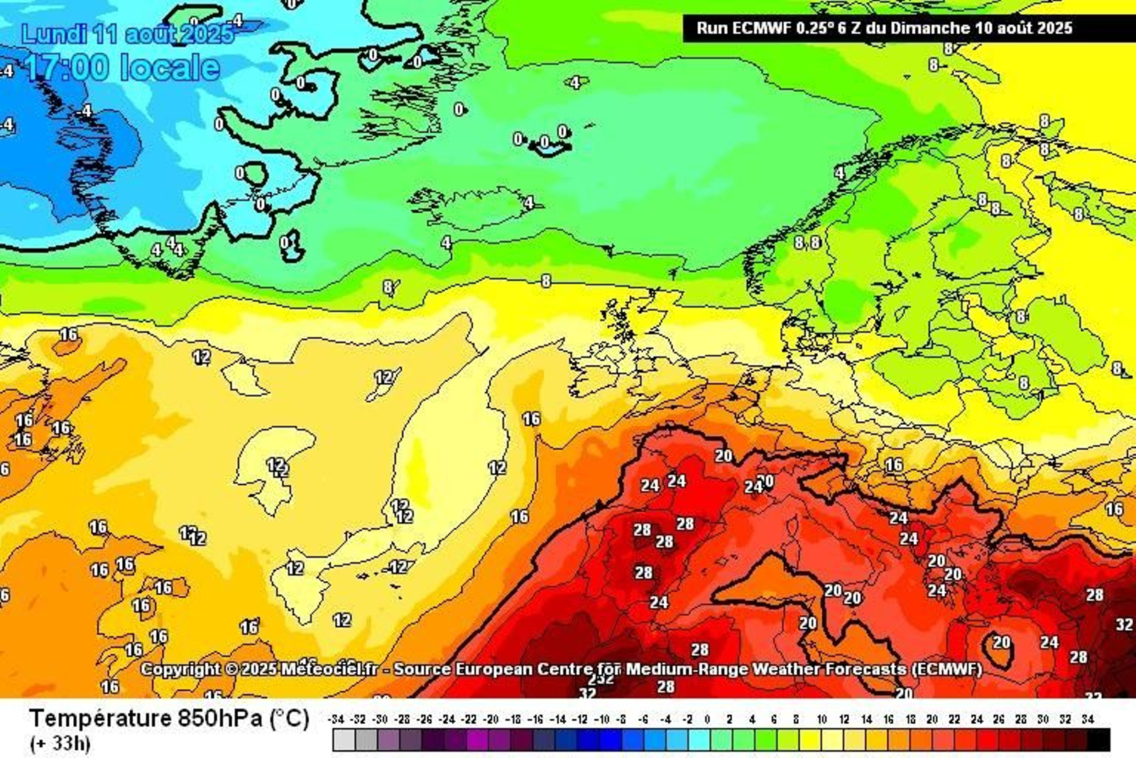 Calor previsto para este lunes en Cádiz.