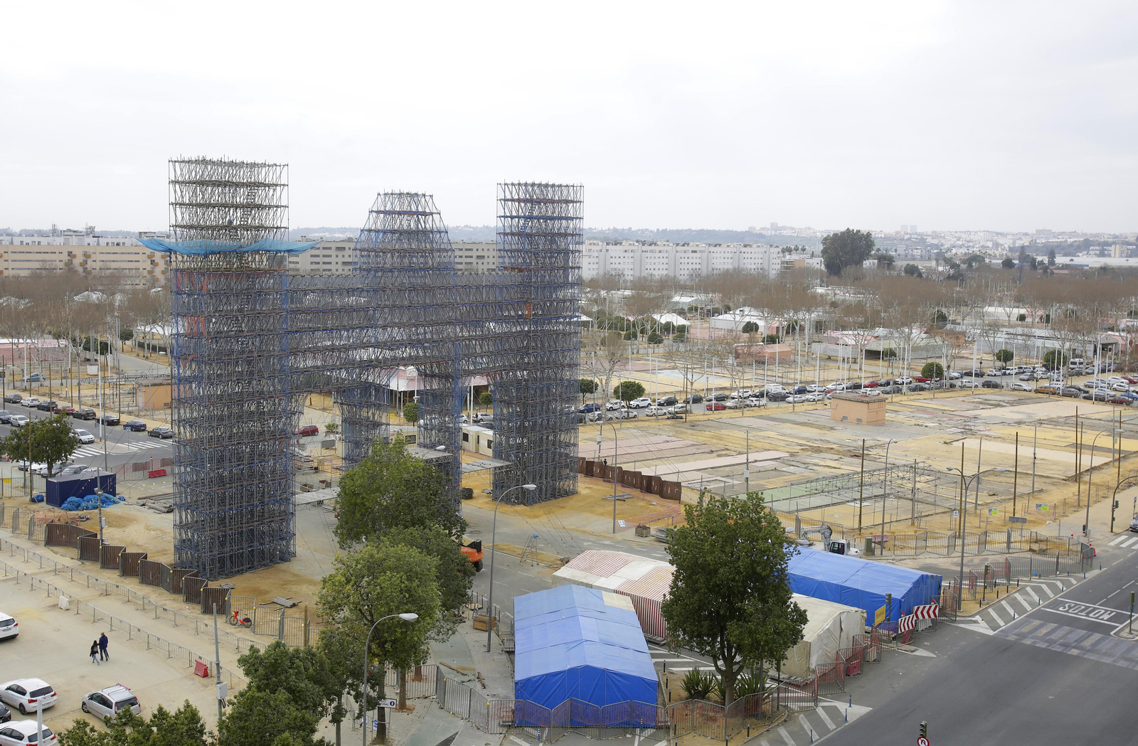 El recinto ferial de Sevilla
