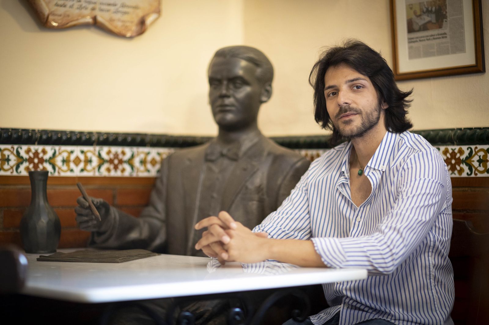 Juan Habichuela Nieto ofreció el concierto del almuerzo del viernes a los acompañantes de la Cumbre de Europa.