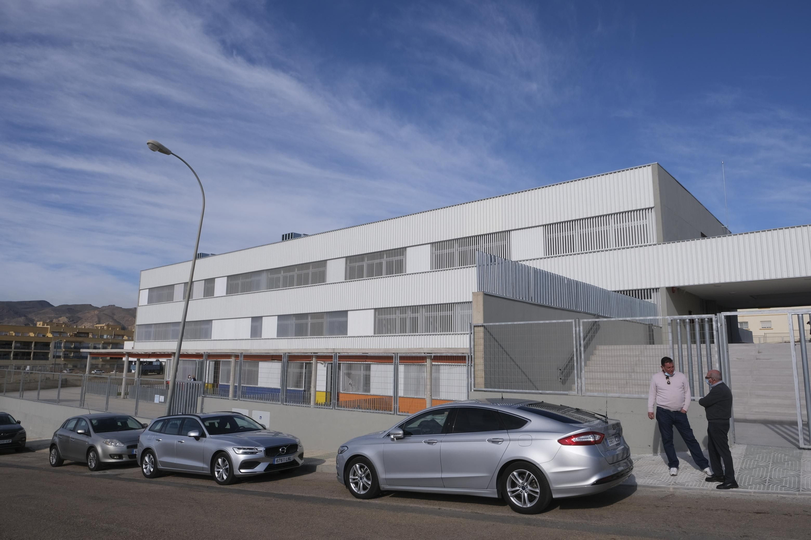 Imágenes de la inauguración de un colegio en Viator. Javier Imbroda. Almería