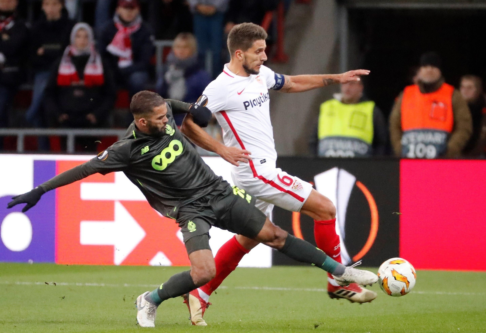 Las imágenes del Standard de Lieja-Sevilla