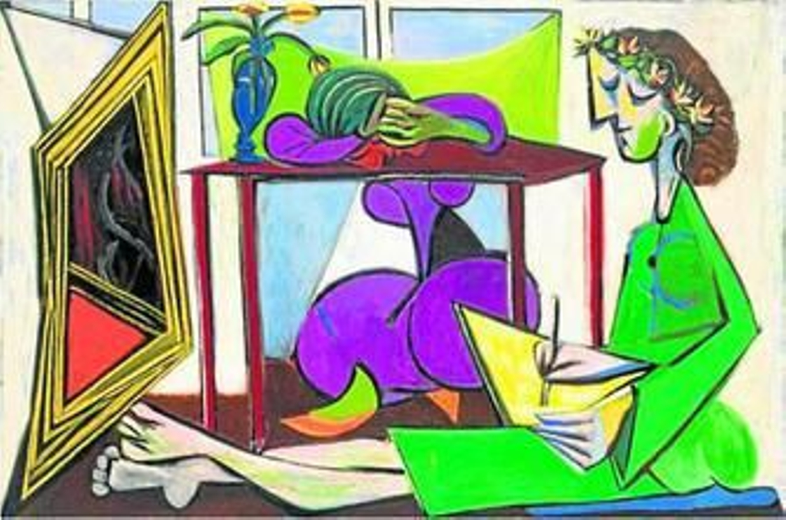 Uno de los retratos de Marie-Thérèse que se expondrán en la galería Gagosian.