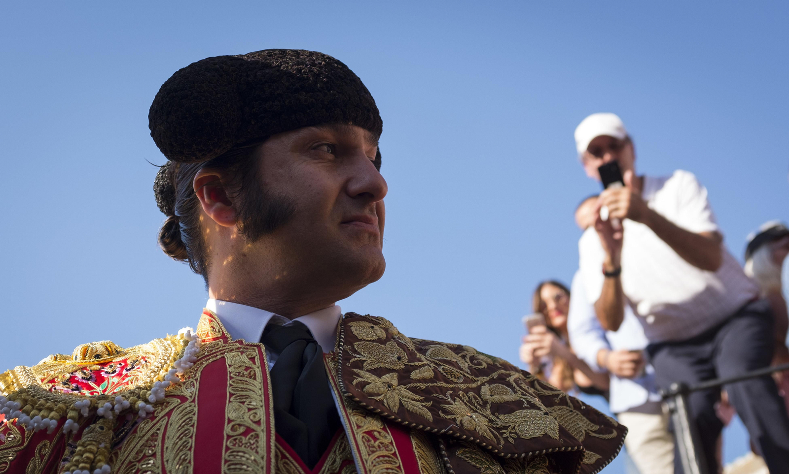 Morante de la Puebla  en la plaza de toros de Sevilla.