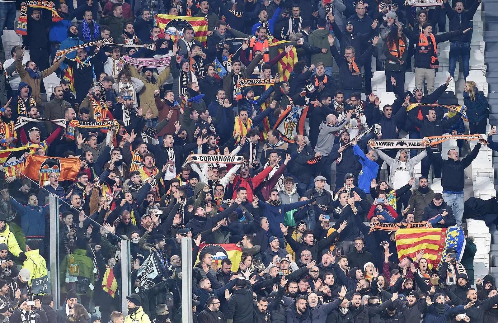 Las imágenes del Juventus-Valencia