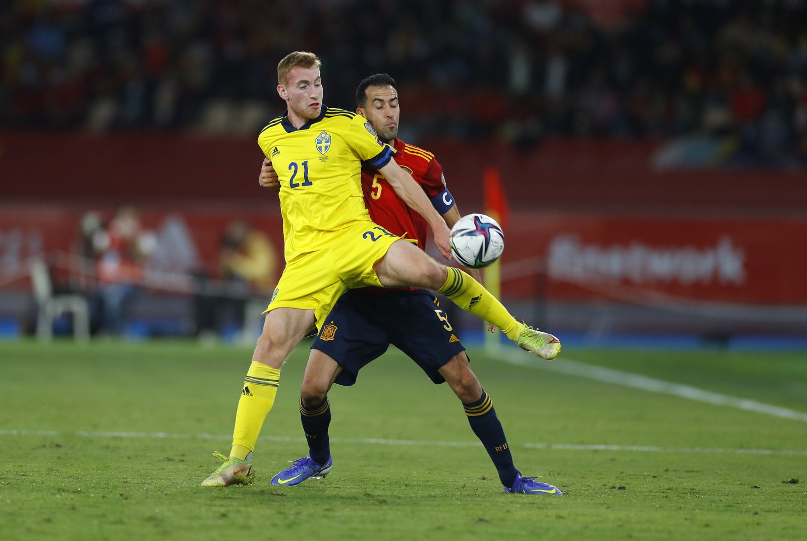 Las imágenes del España-Suecia