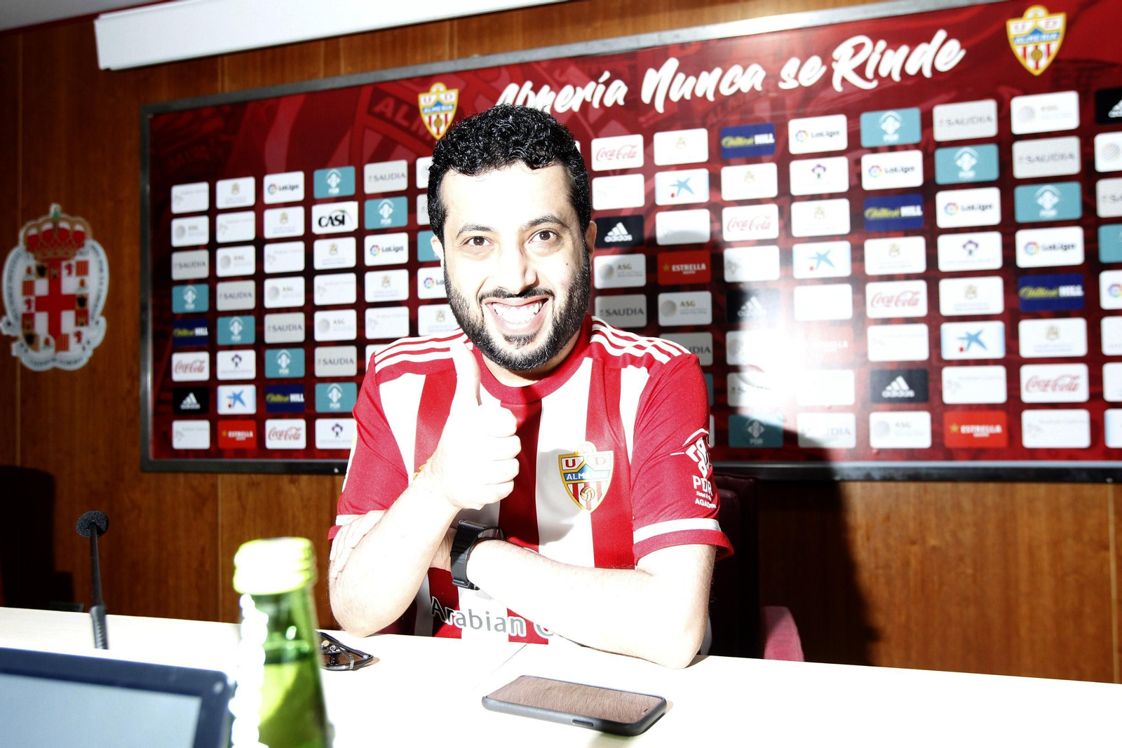 Fotogalería rueda de prensa dueño U.D. Almería, Turki Al-Sheik
