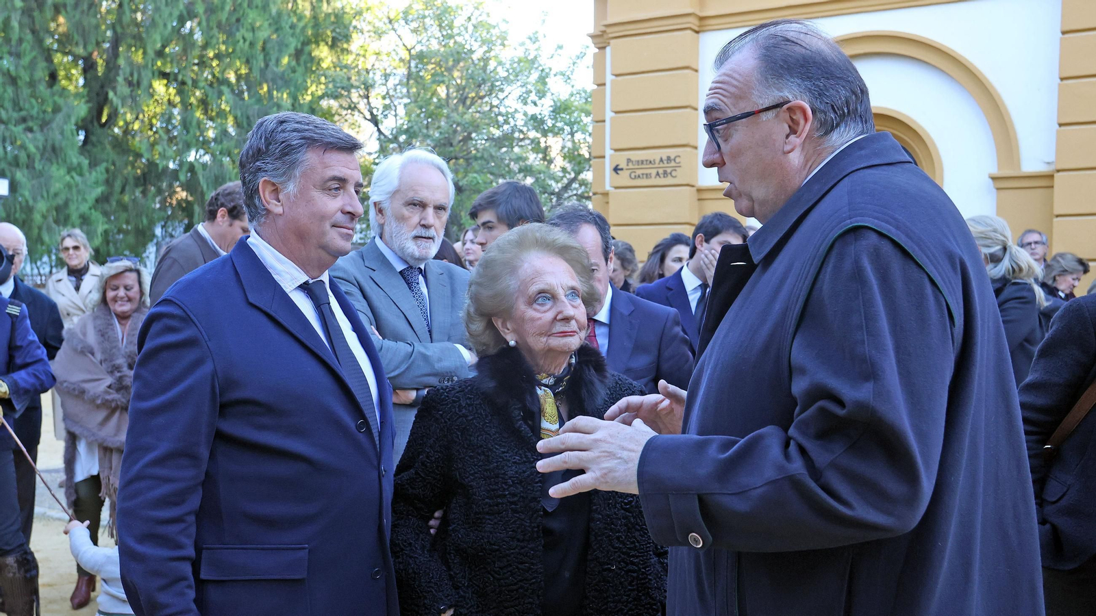 Inauguración del monumento dedicado a Álvaro Domecq en la Real Escuela