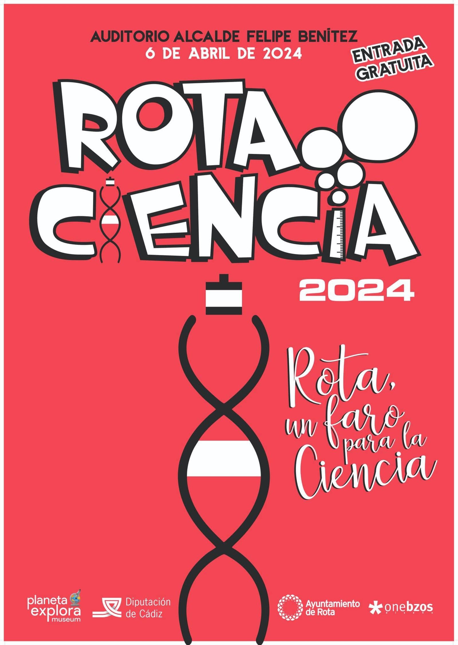 Cartel de 'Rota es Ciencia'.
