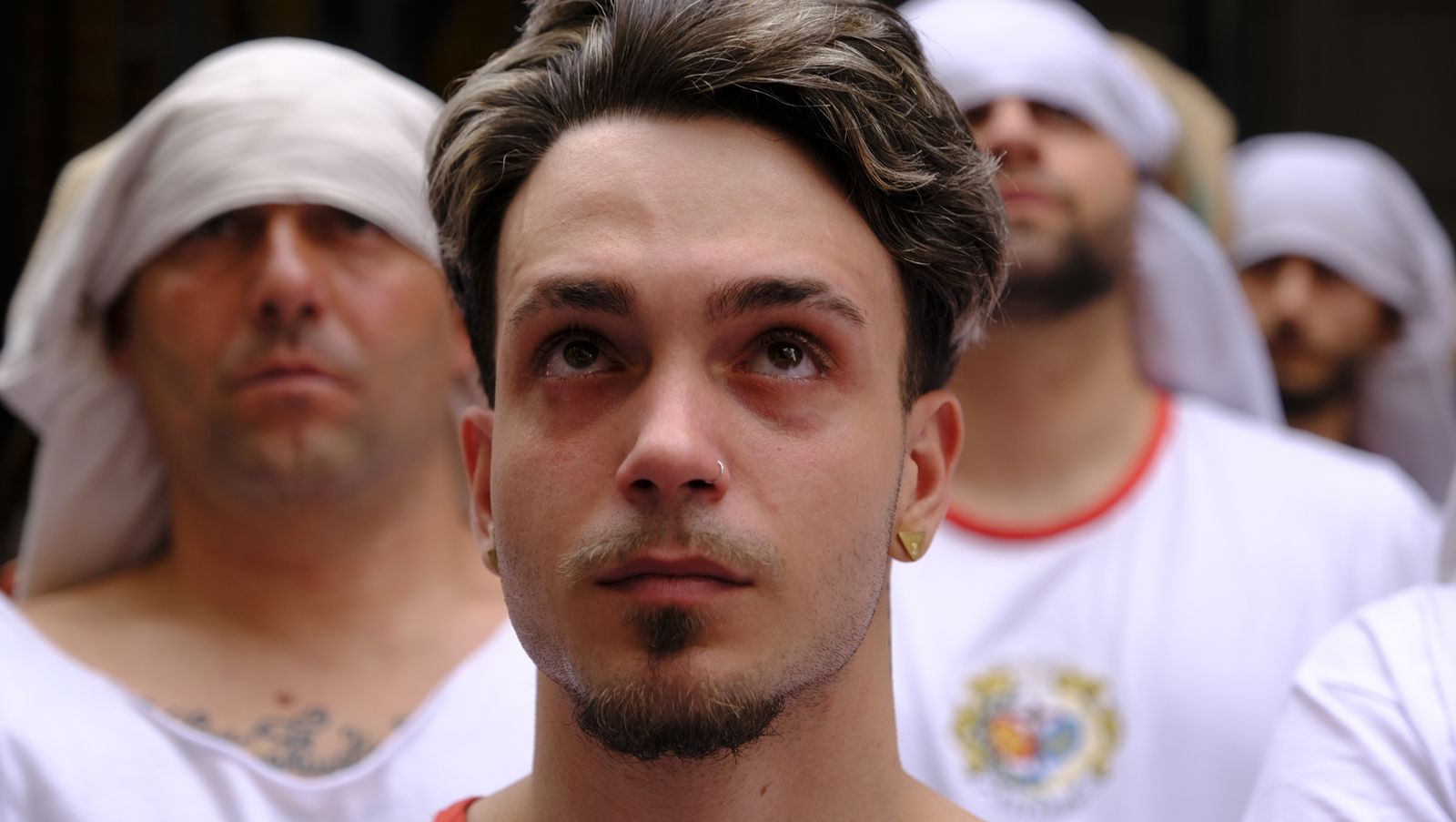 La Borriquita procesiona por las calles de Almería, en imágenes
