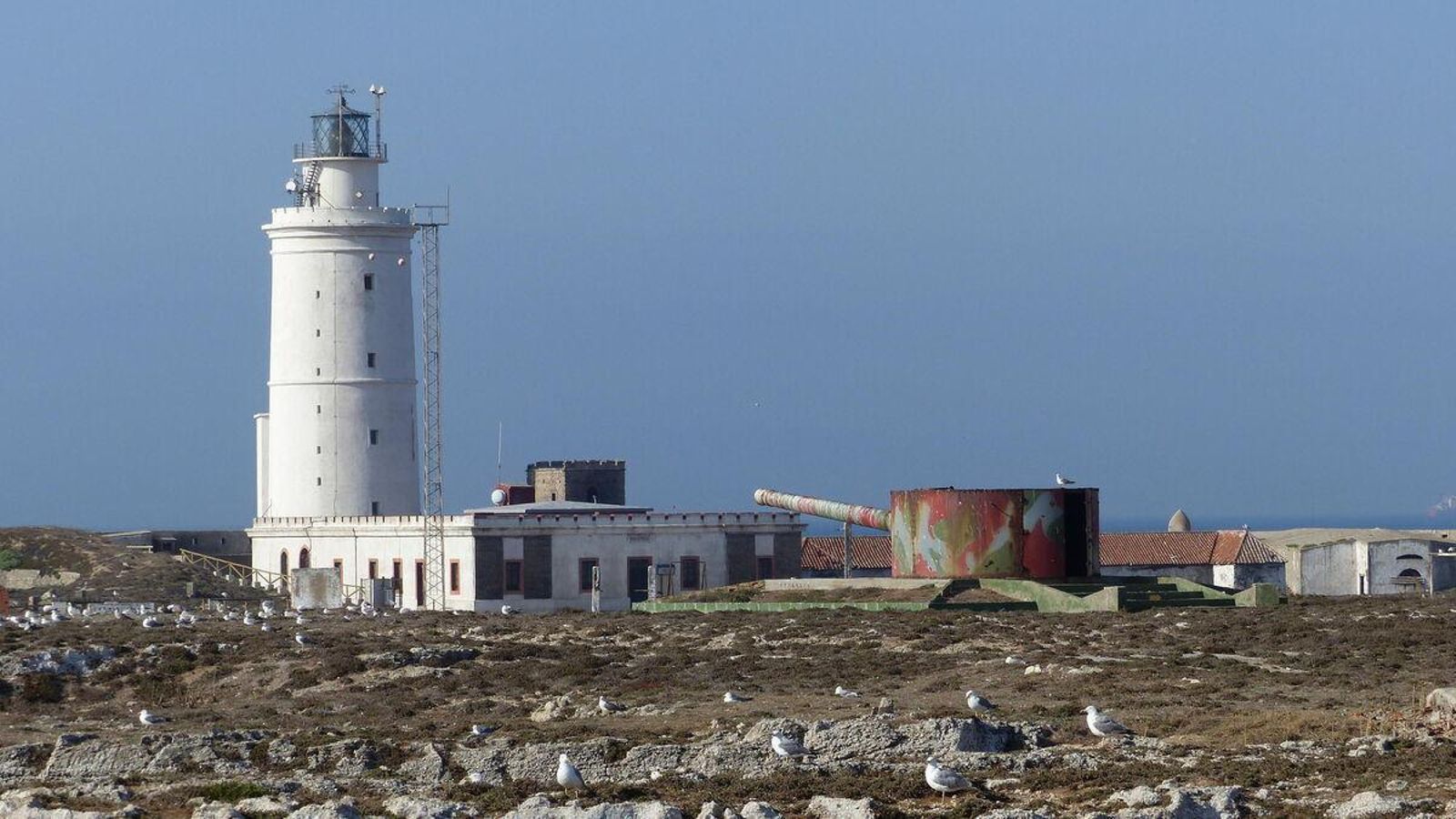 Faro de la Isla de Tarifa.